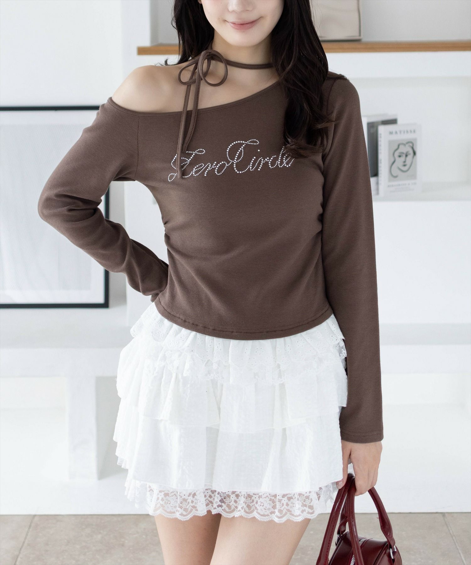 【新品未使用】EDIT.FORLULU レース付きホワイト長袖トップス edit for.LULU ホワイト レース編み トップス 胡桃ボタン - メルカリ