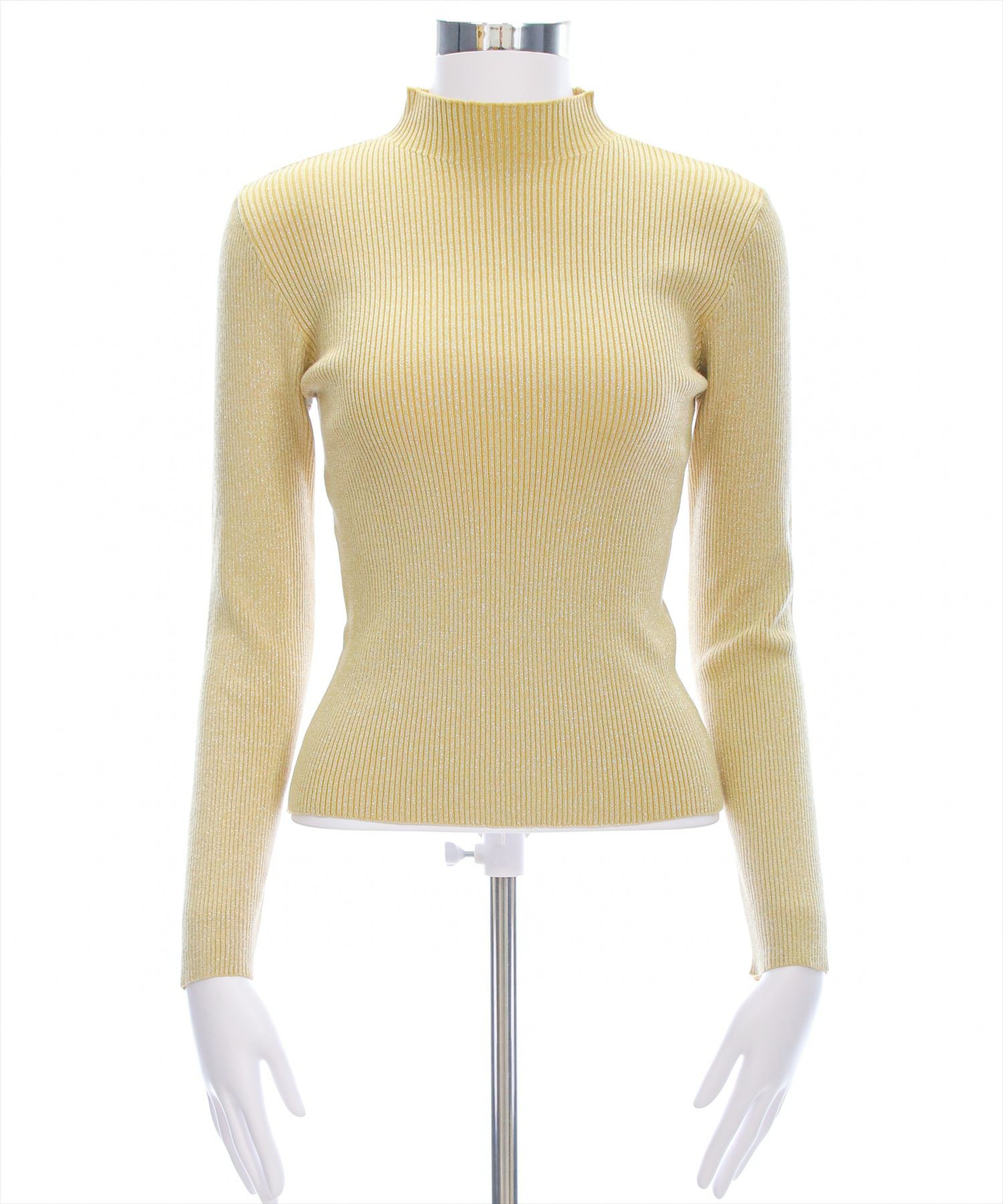 clear≪AW新作≫ハイゲージラメニットトップス[CL9315