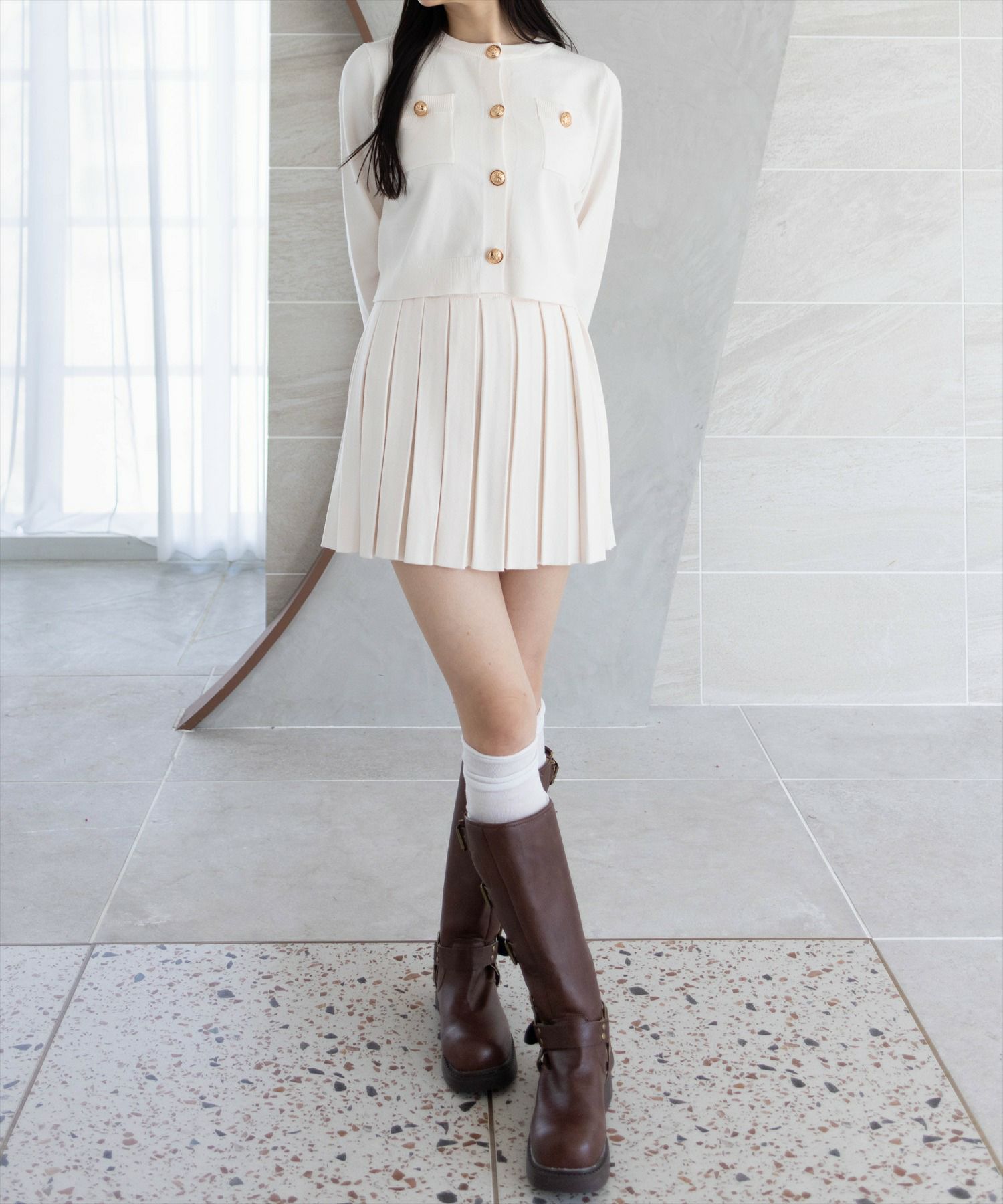 165cm/アイボリー