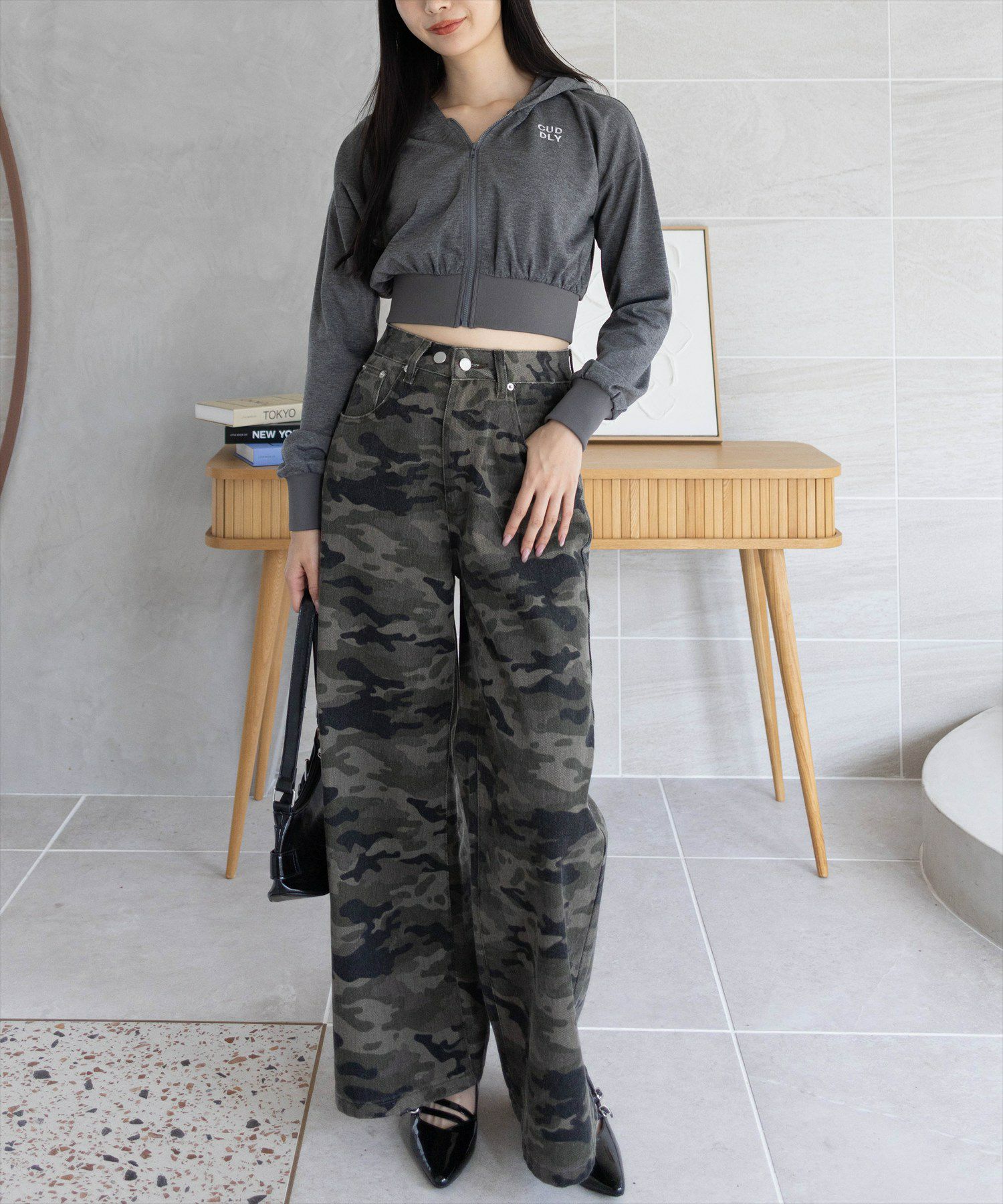 165cm/チャコールグレー