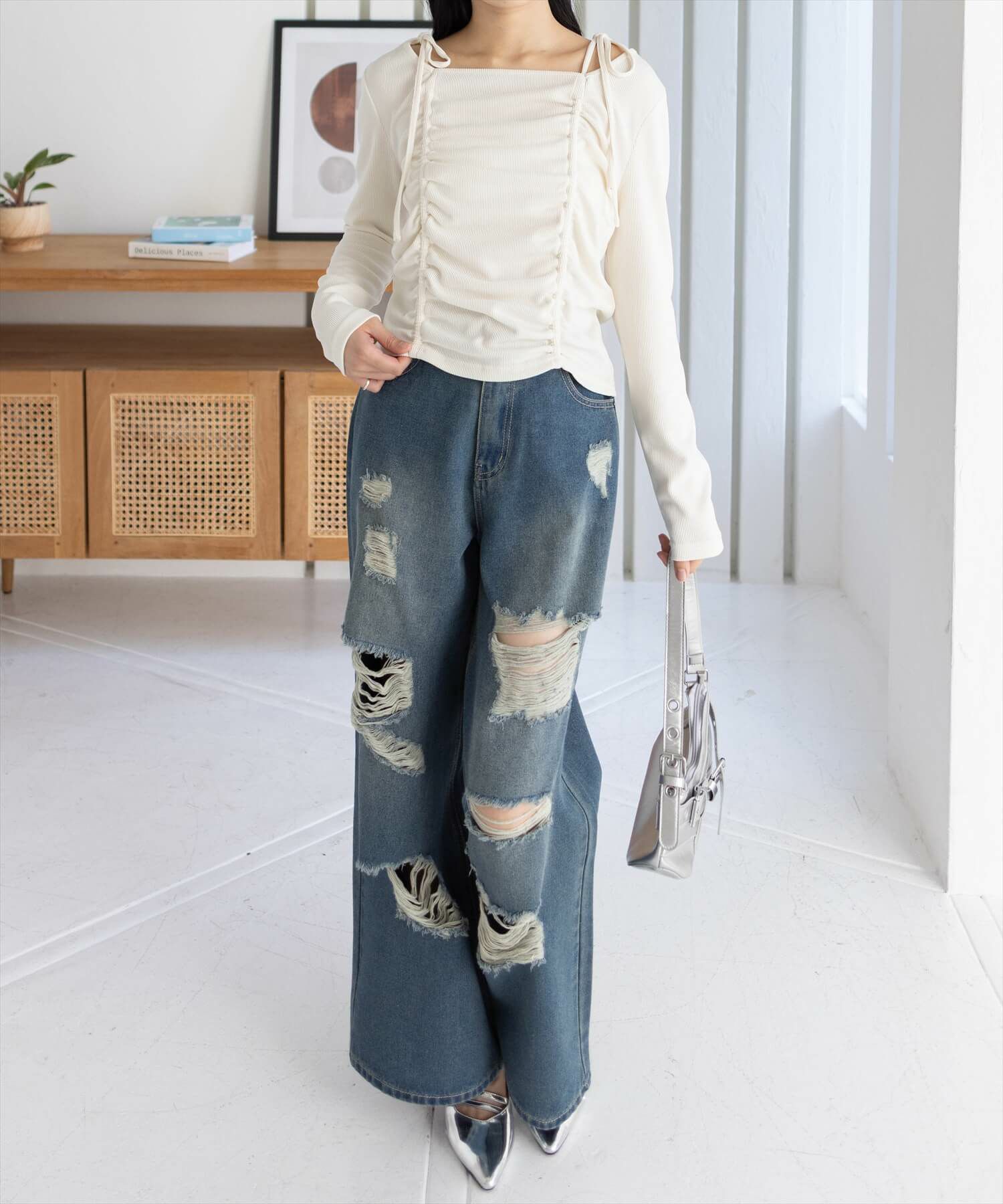 162㎝/アイボリー