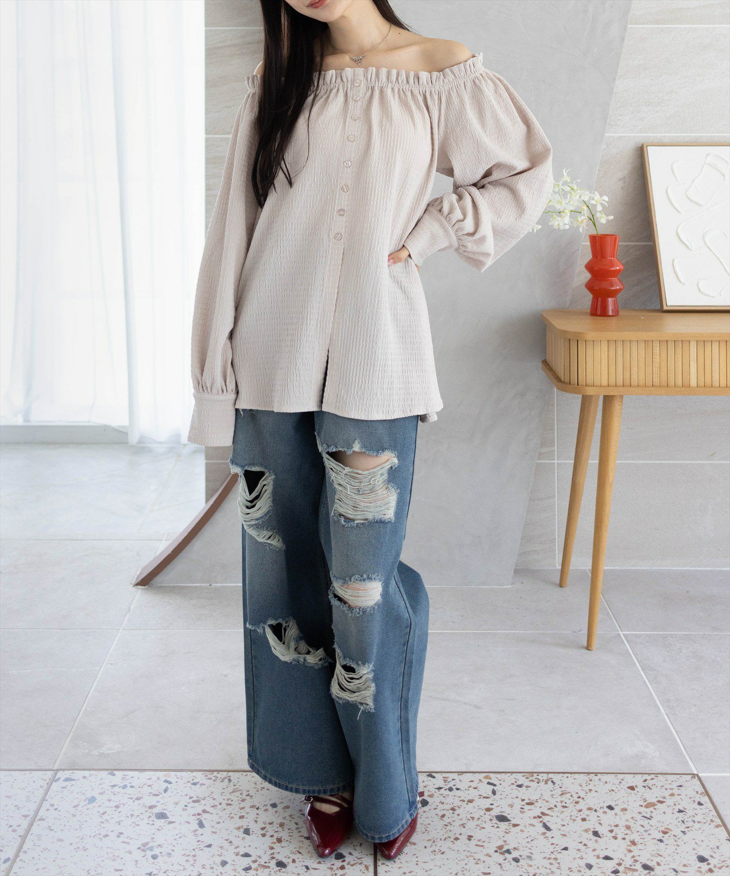 165cm/サンドベージュ