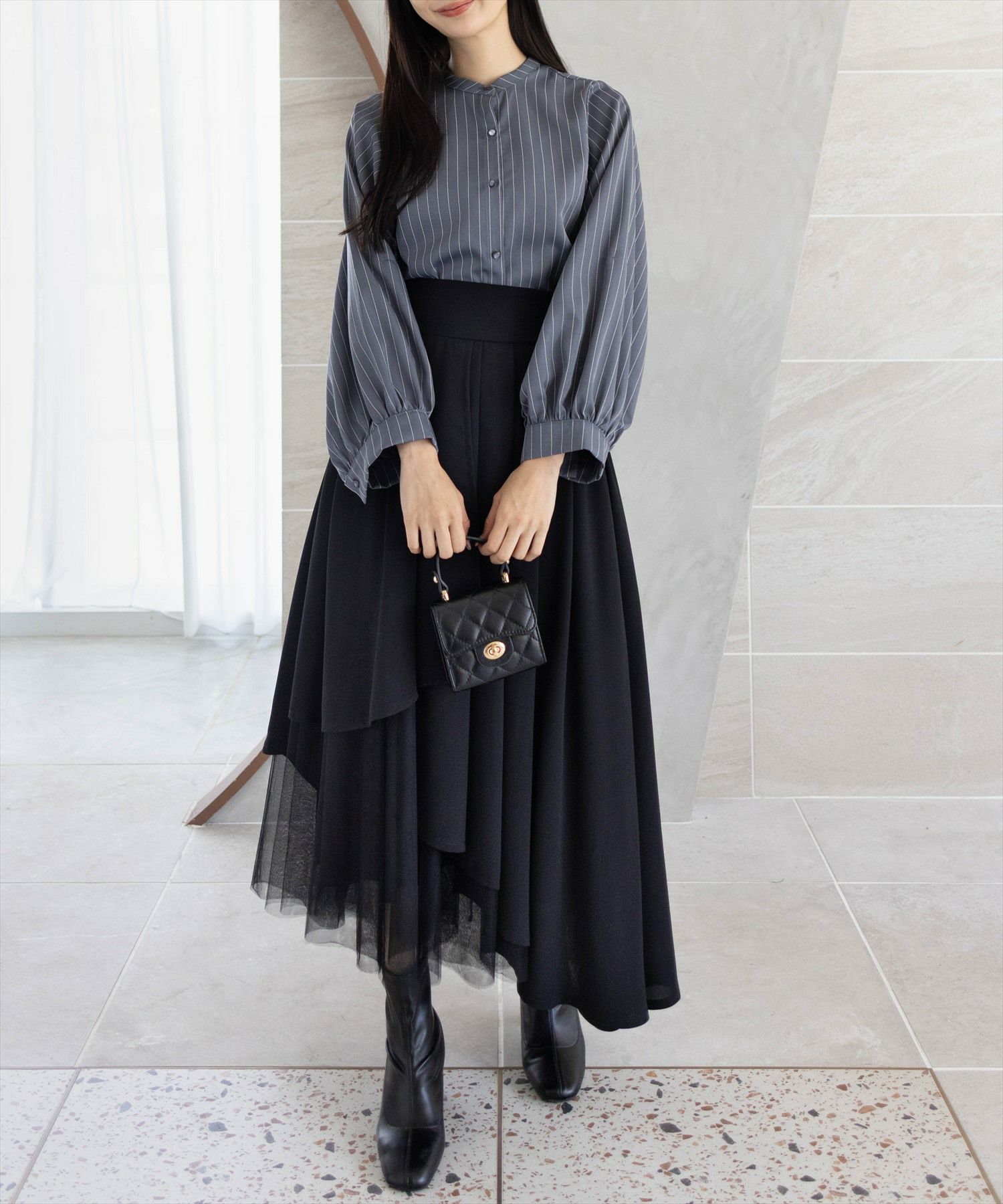 165cm/チャコールグレー