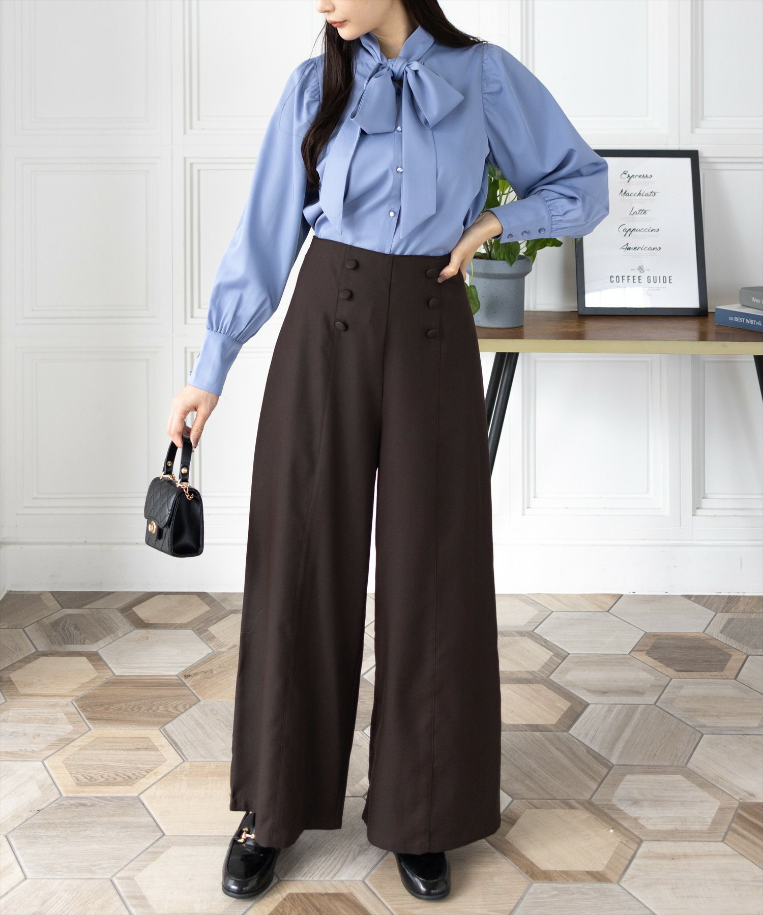 165cm/ブルーグレー