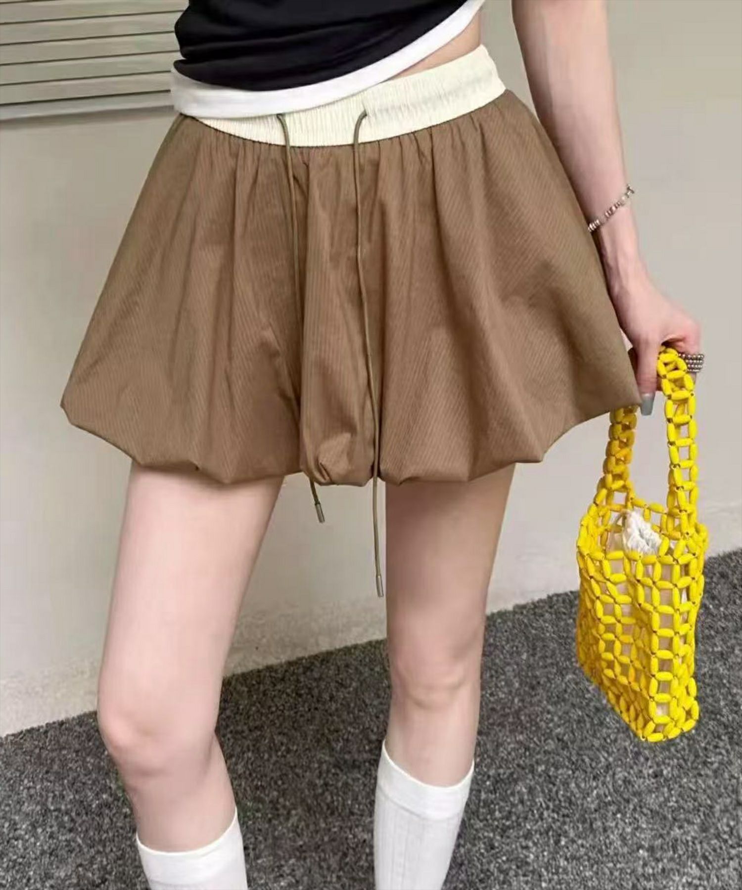 タグ付 新品未使用 CARVEN カルヴェン フレア バルーン ミニ スカート タグ付 新品未使用 CARVEN カルヴェン フレア バルーン ミニ