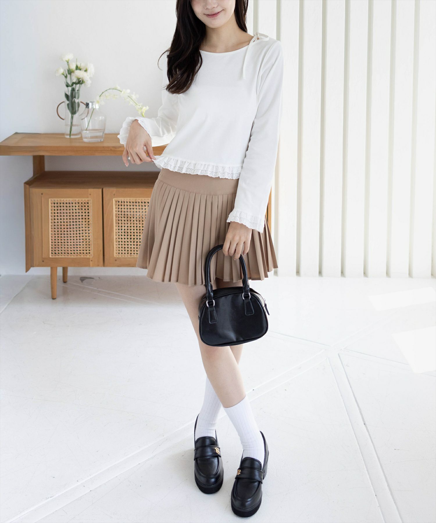 153cm/オフホワイト