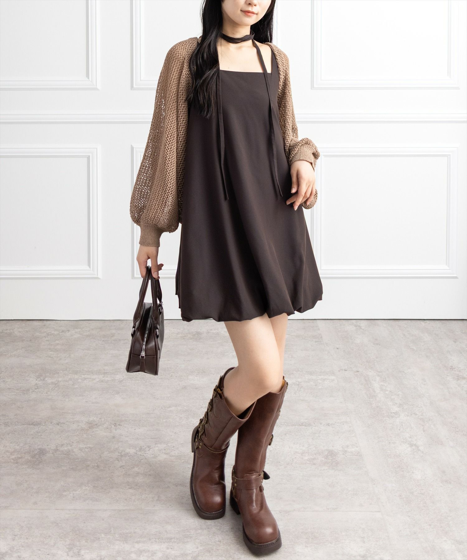 cielコンパクトミニワンピ BRW コンパクトミニワンピ – Ciel