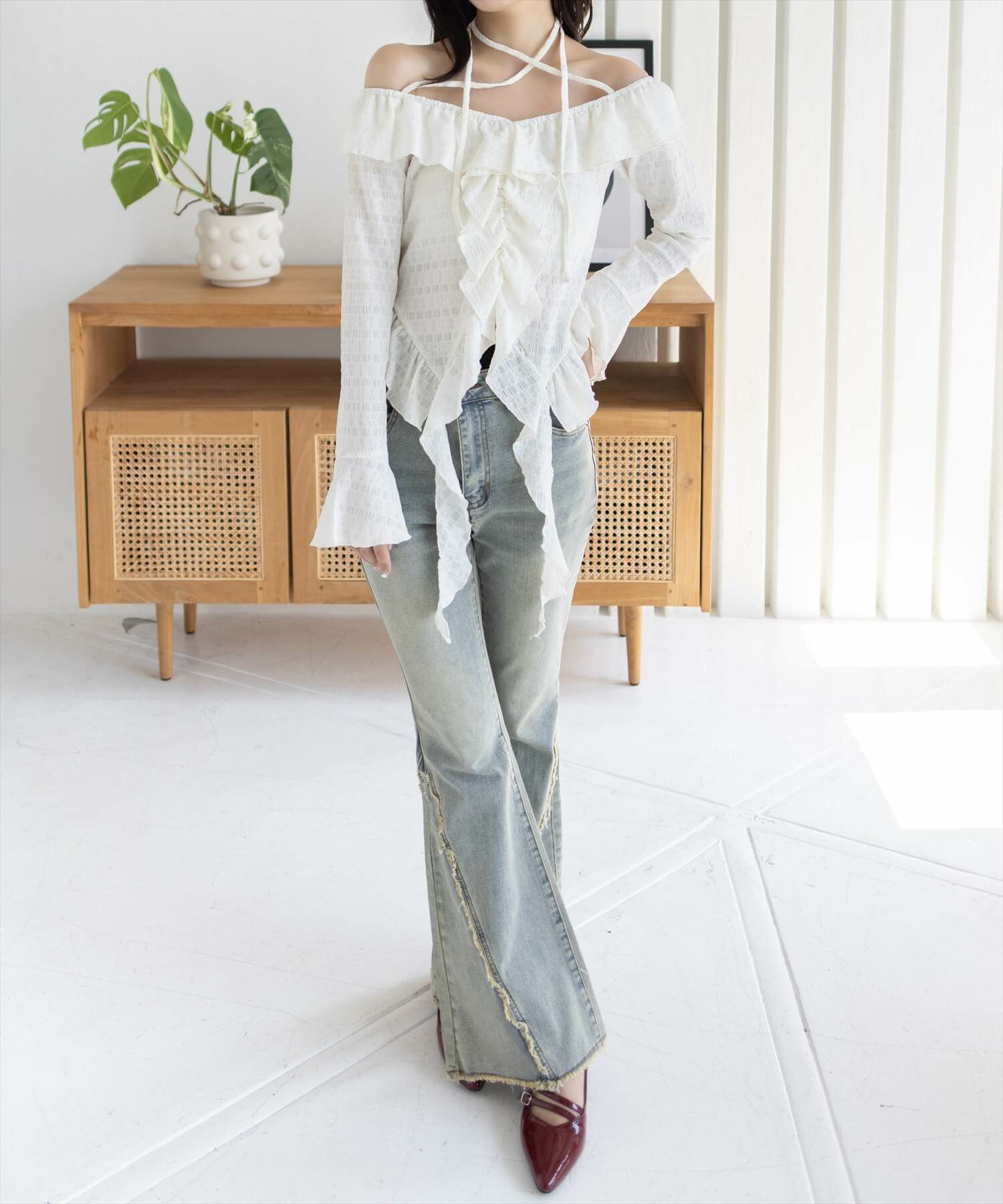 161cm/アイボリー