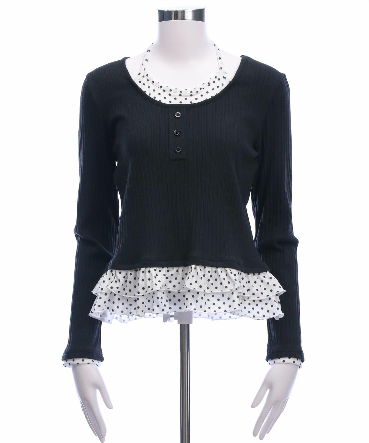 ブラック×ドット