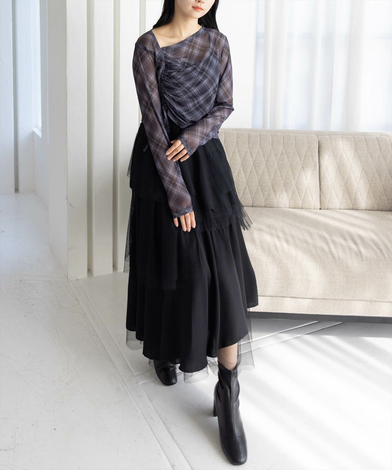 162cm/ブラック
