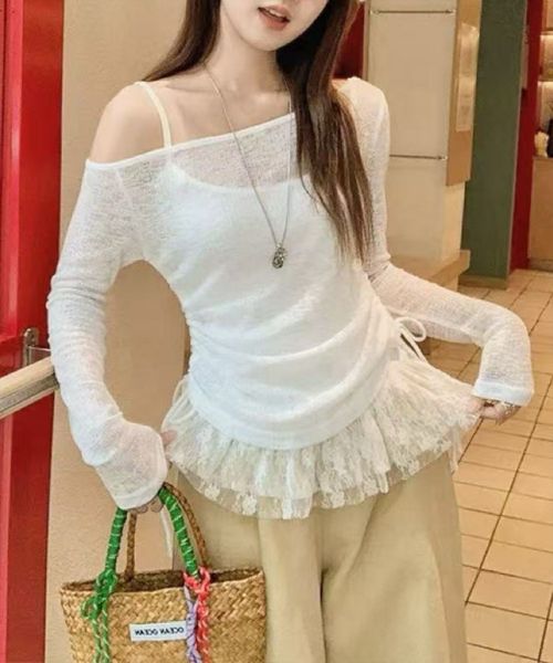 STAY MOTION≪AW新作≫サイドシャーリングワンショルカットソー+