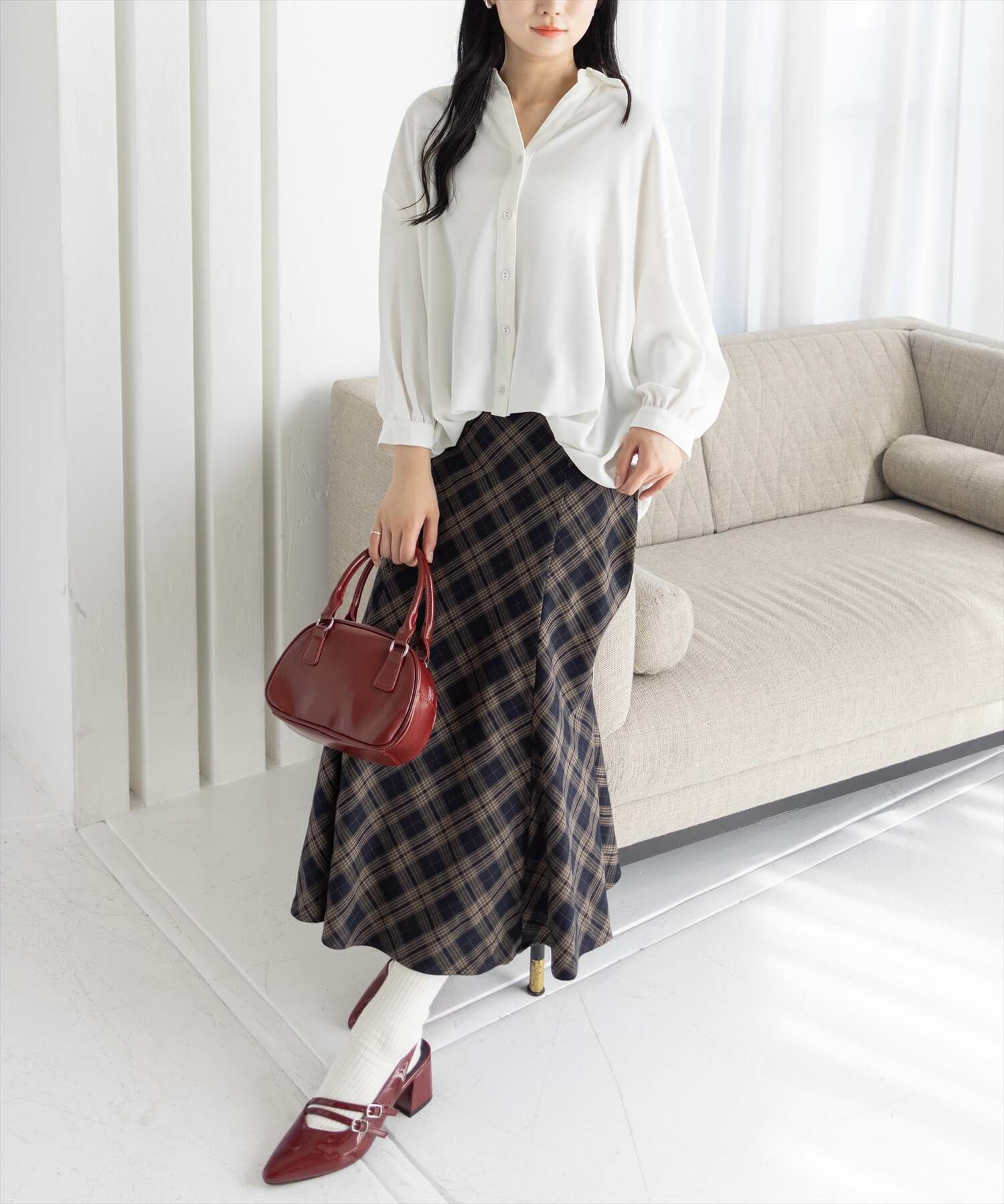 162cm/オフホワイト