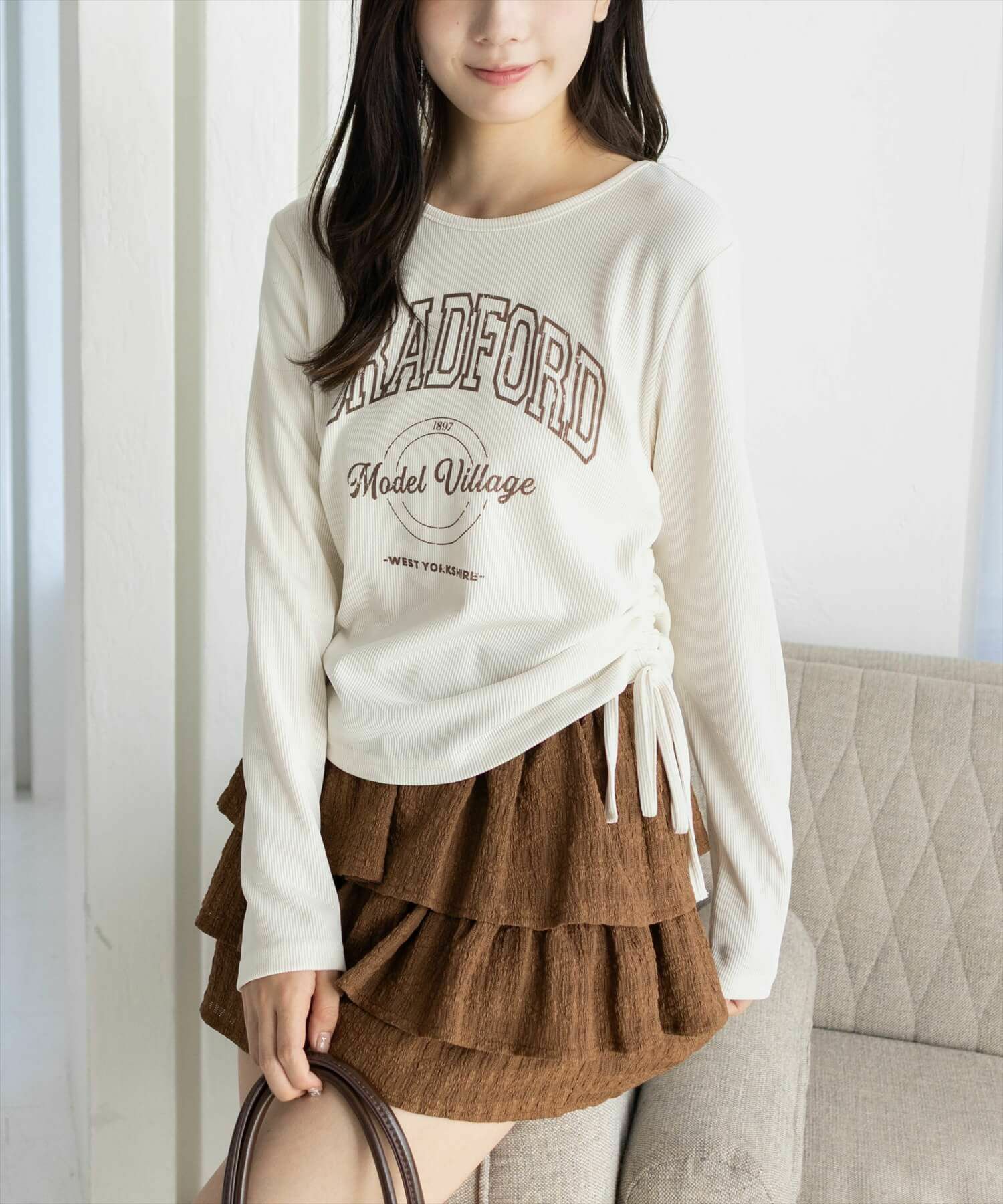 ホワイト 長袖 トップス 楽天市場】tシャツ レディース 長袖 インナー トップス 日本製