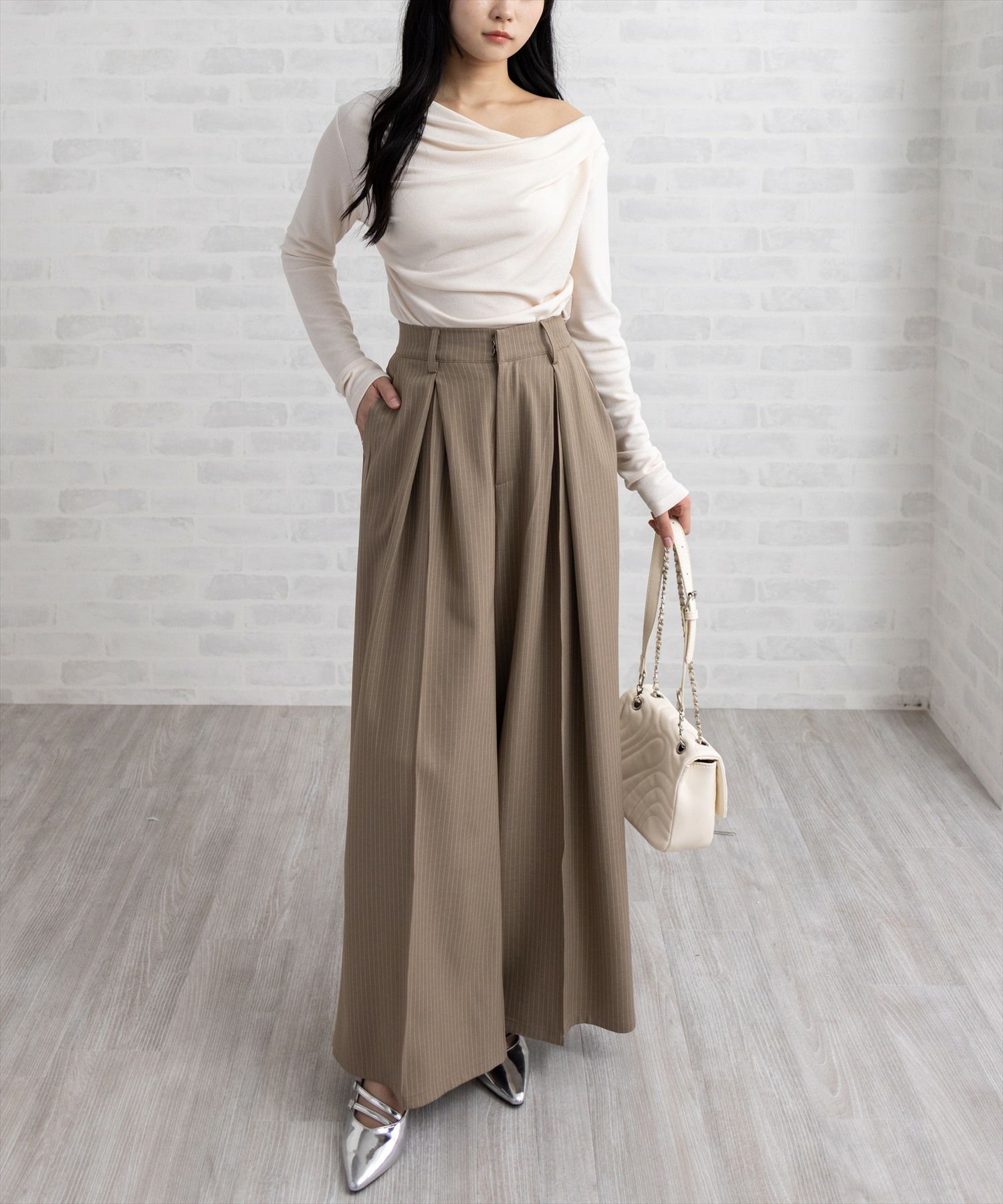 162cm/アイボリー