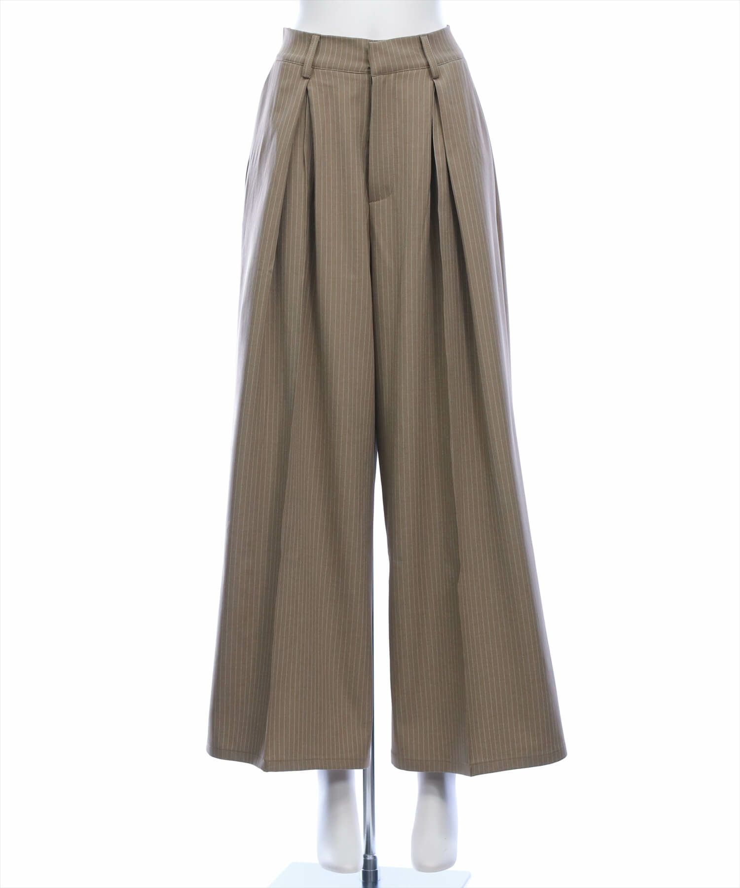 ベージュストライプ