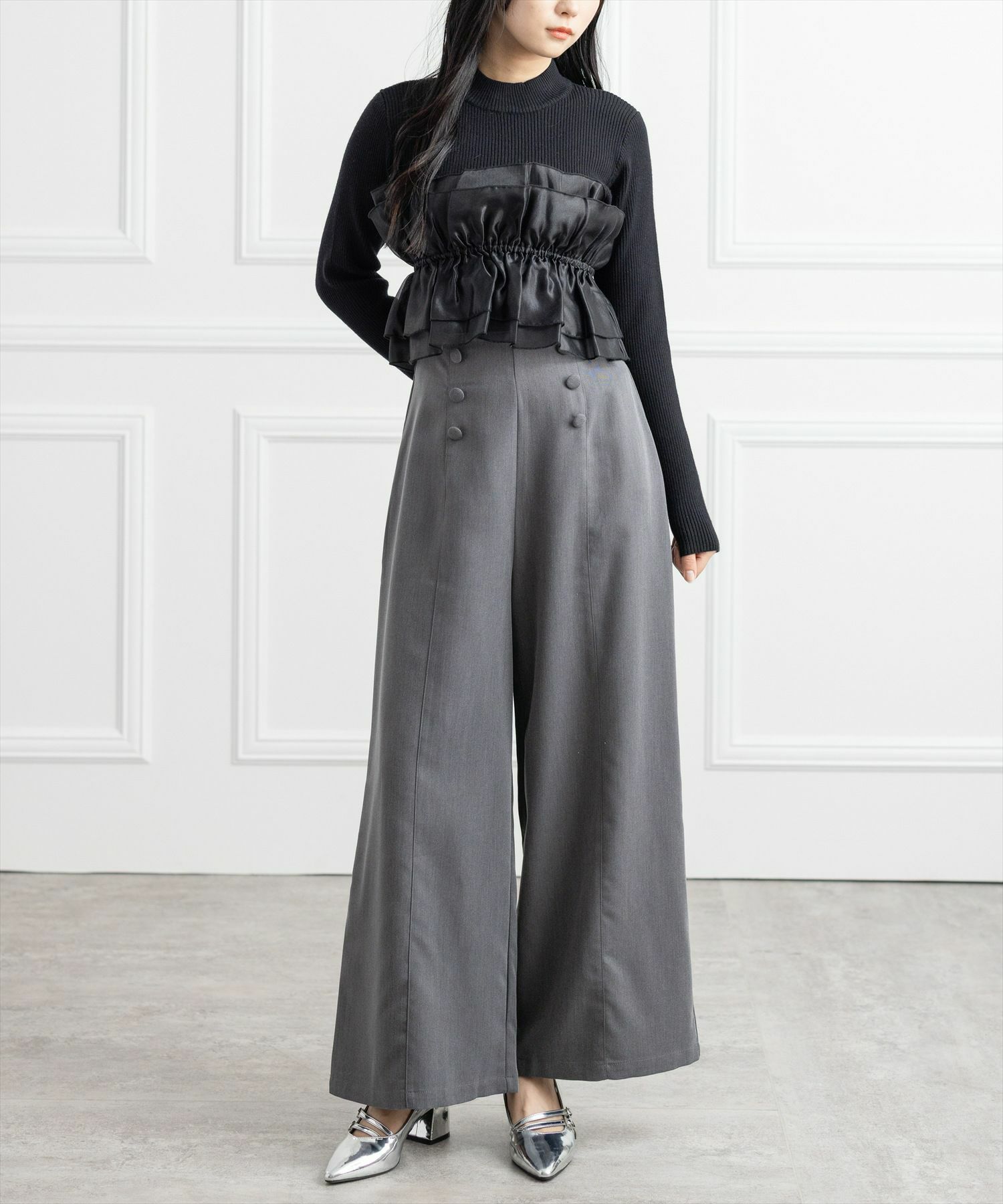 162cm/チャコールグレー