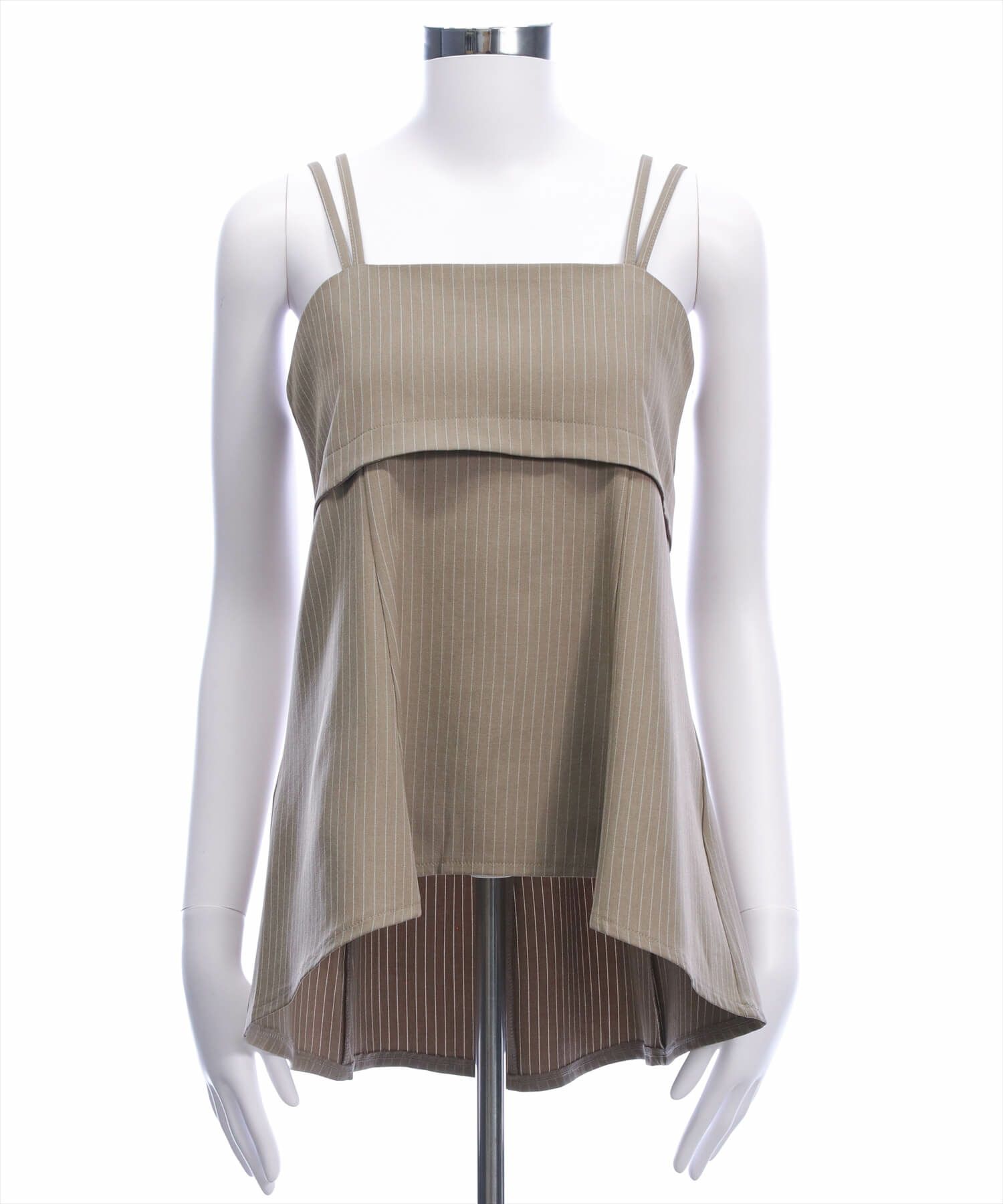 ベージュストライプ