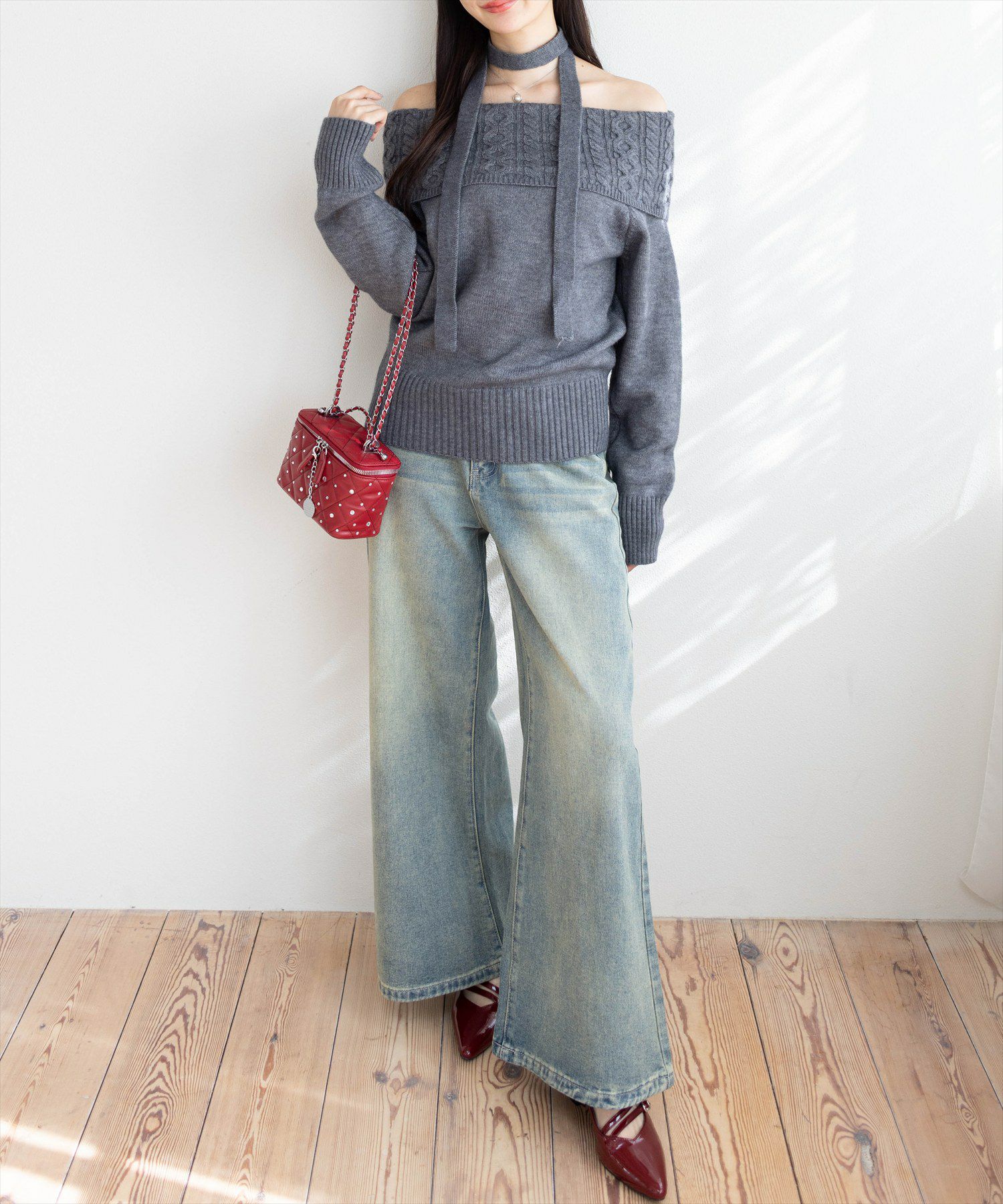 165cm/チャコールグレー