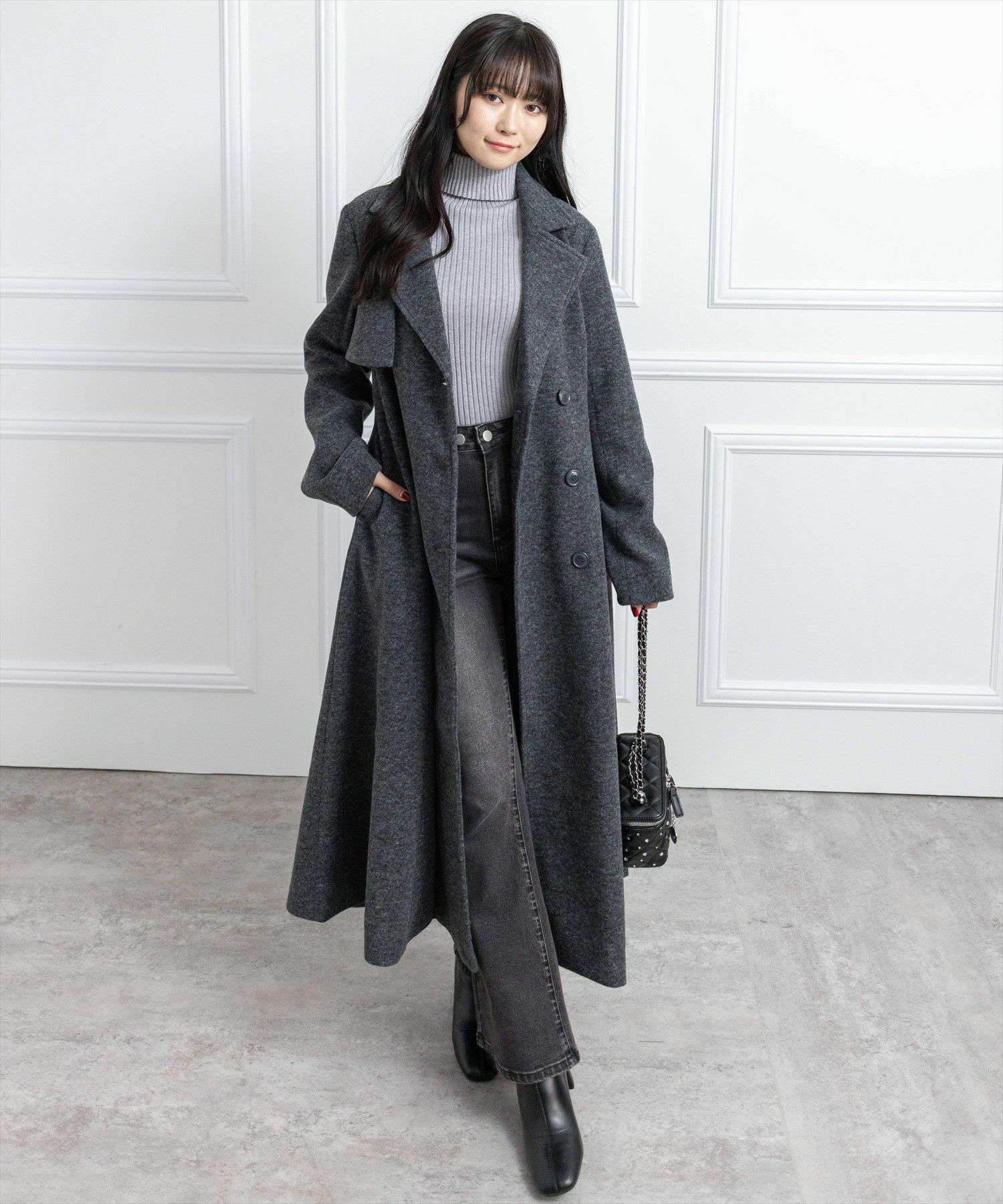 162cm/チャコールグレー