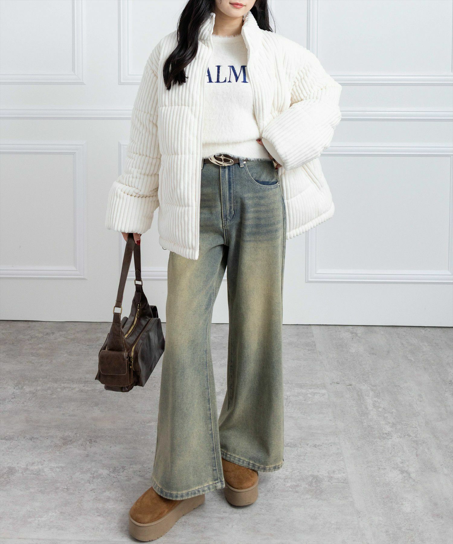 162cm/アイボリー