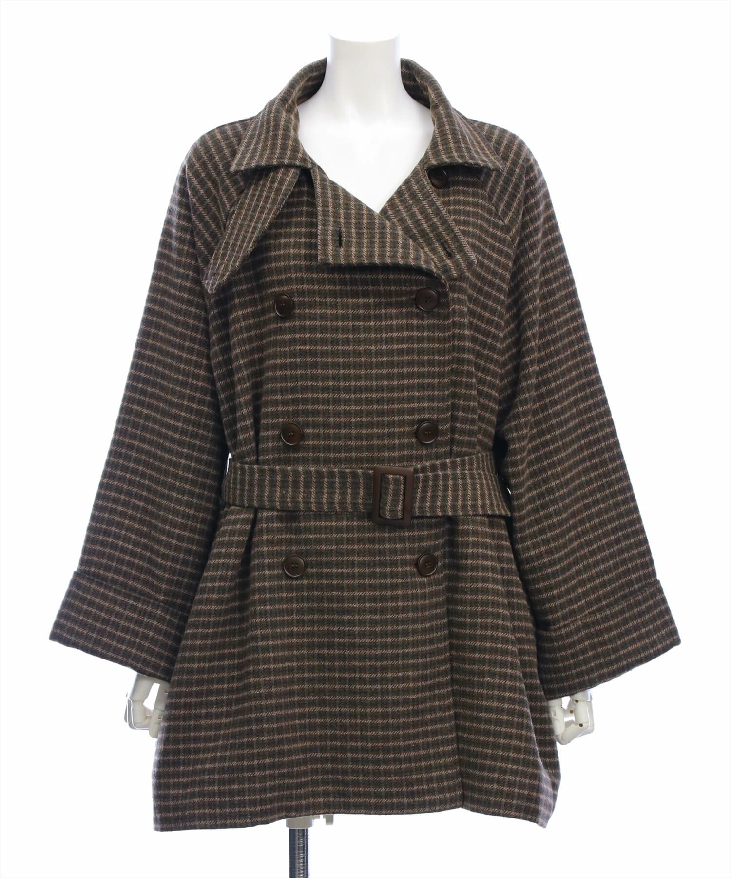 ブラウン×チェック