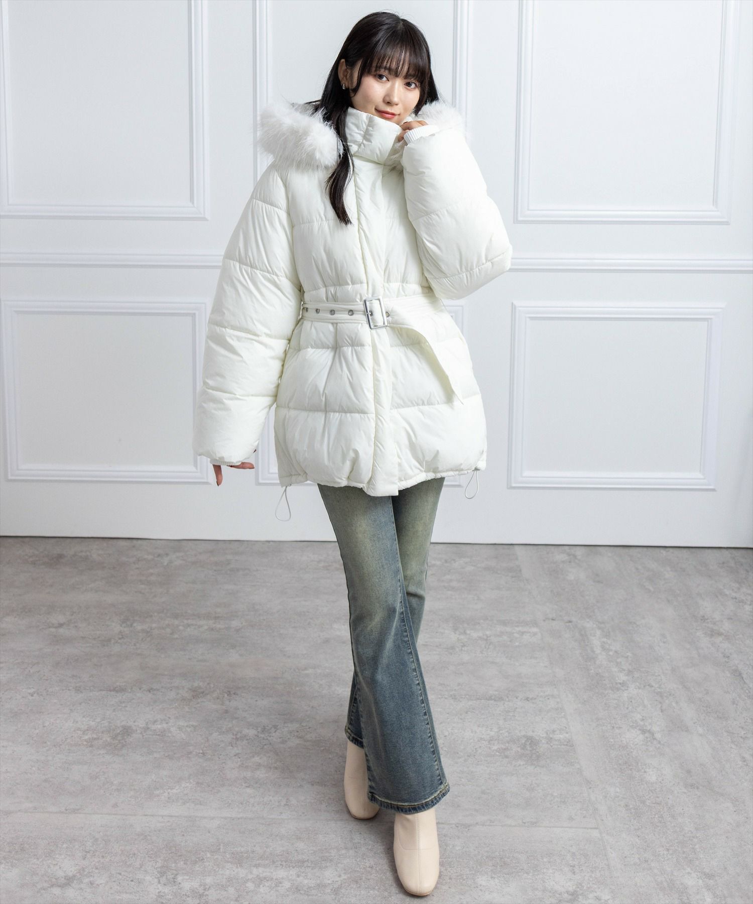 162cm/オフホワイト