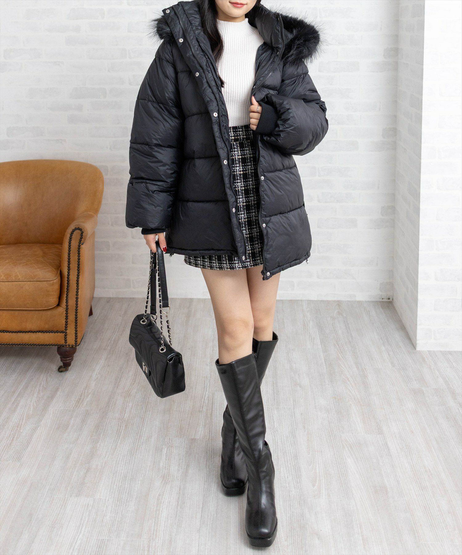 162cm/ブラック