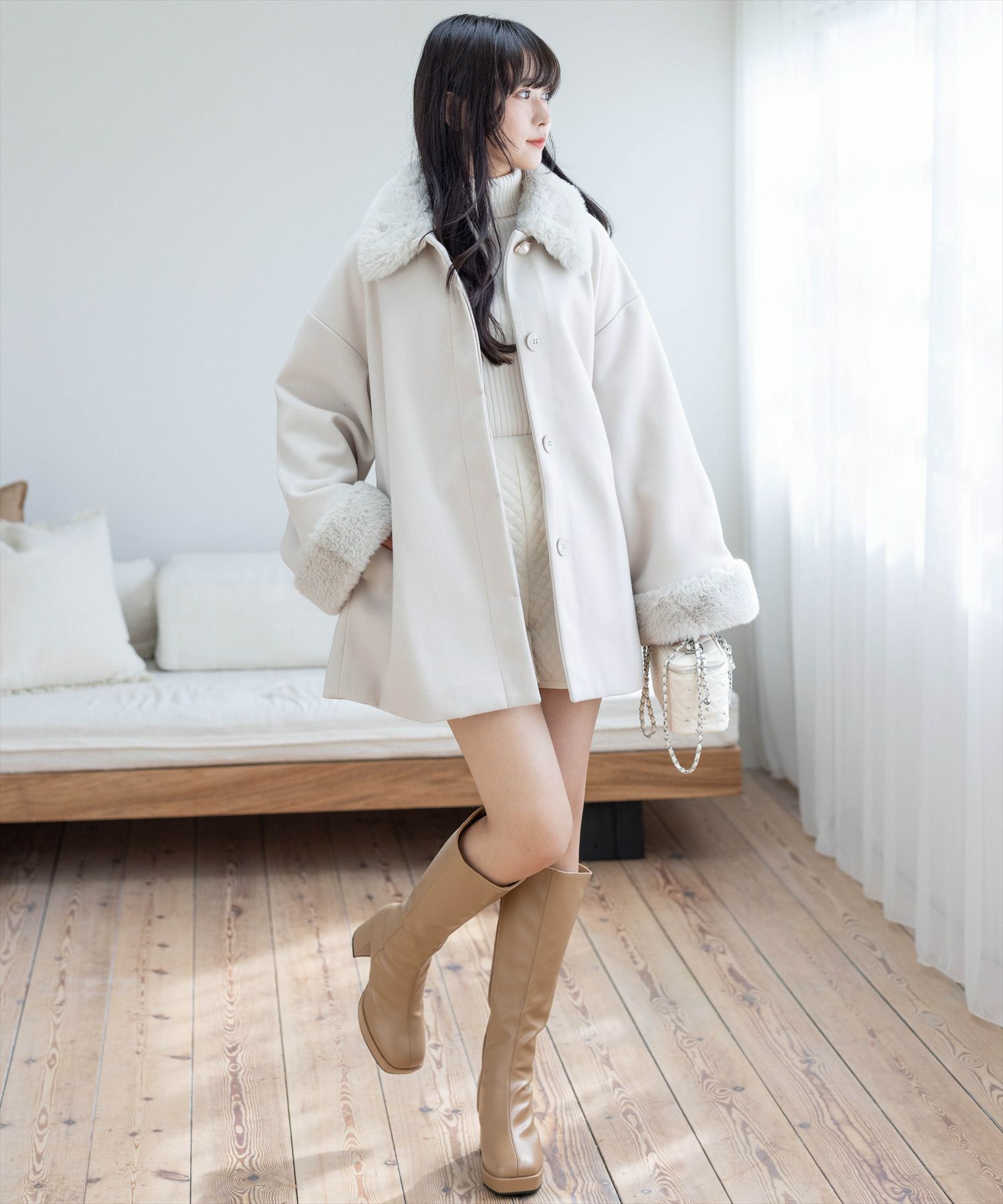 162cm/アイボリー