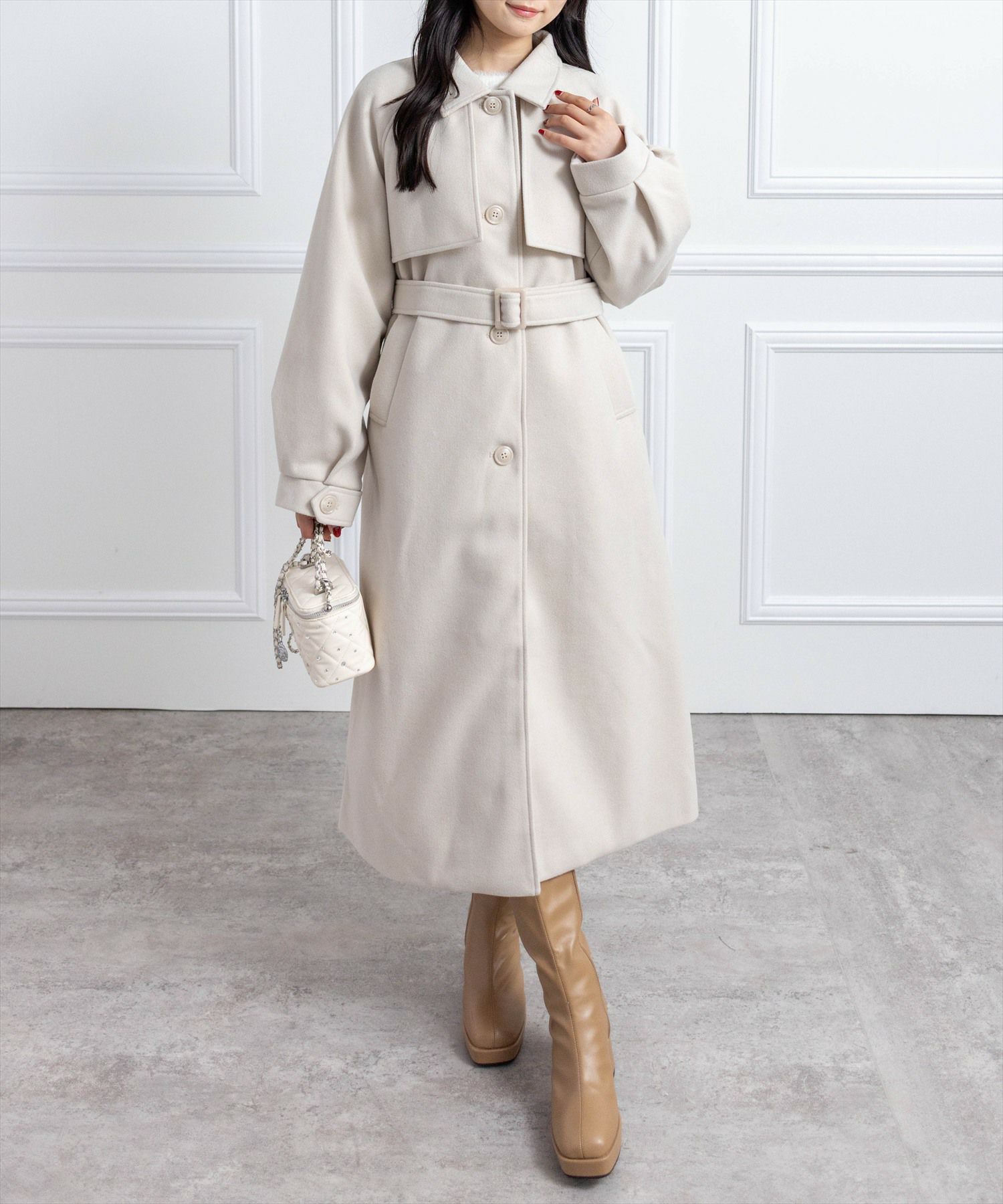 162cm/アイボリー