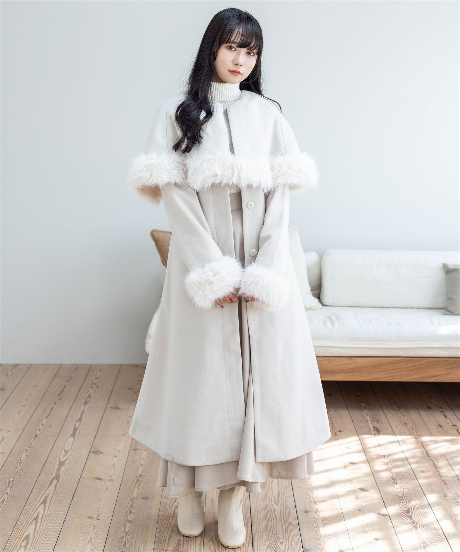 162cm/アイボリー