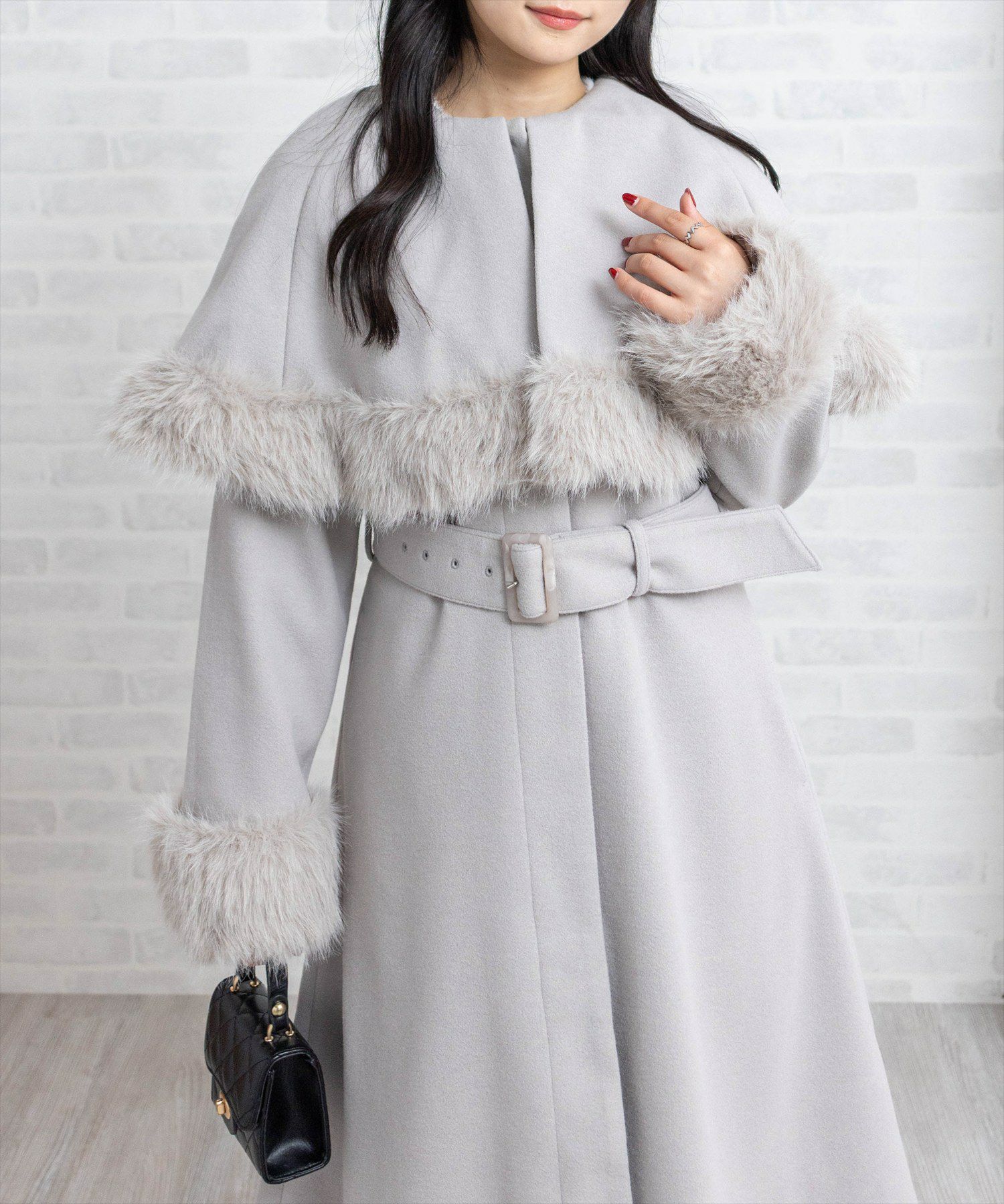 162cm/グレージュ