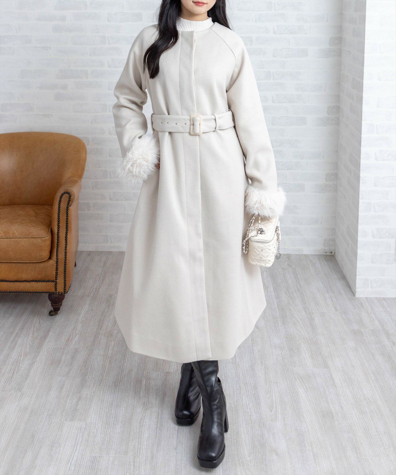 162cm/アイボリー