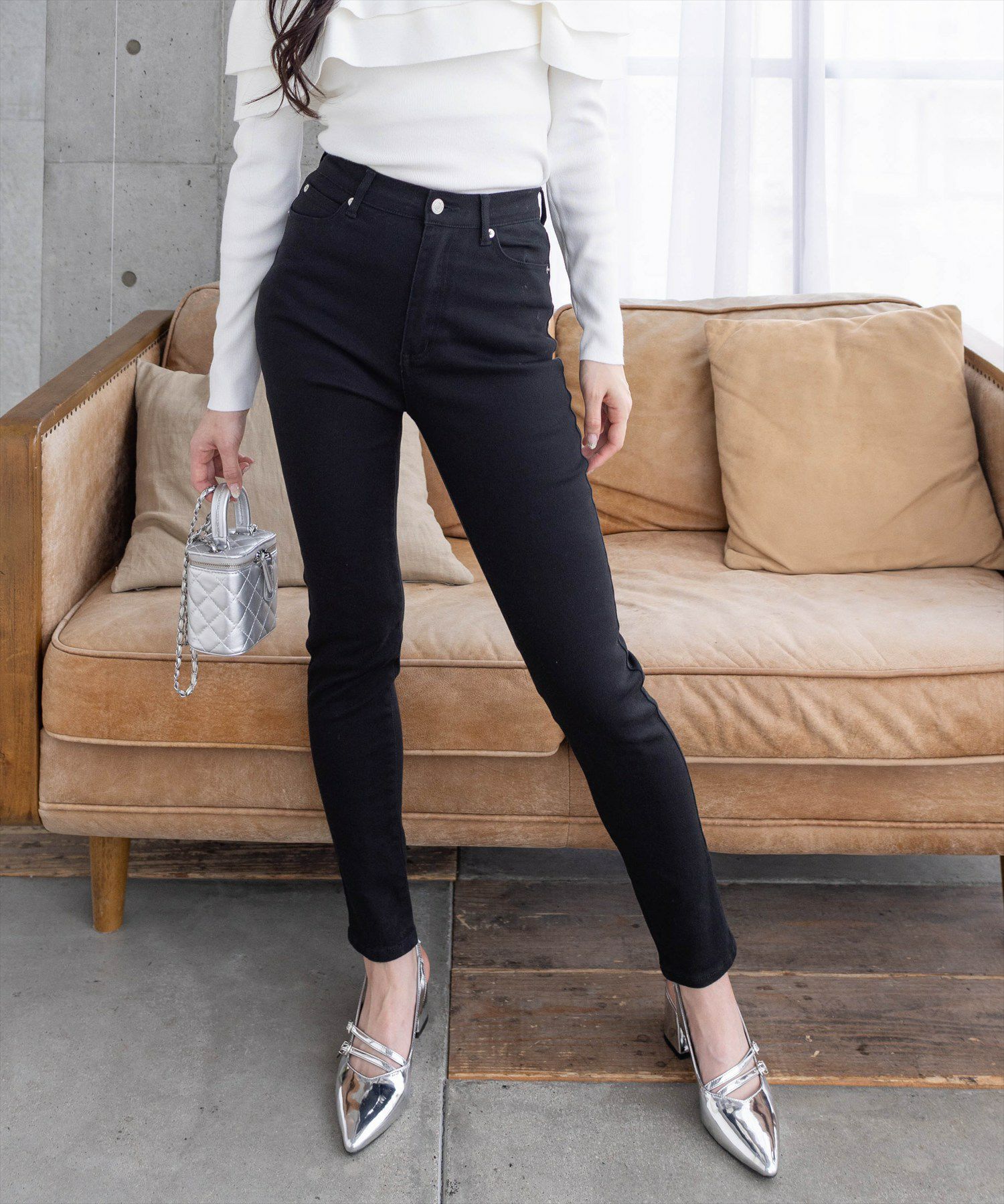 165cm/ブラック１着用