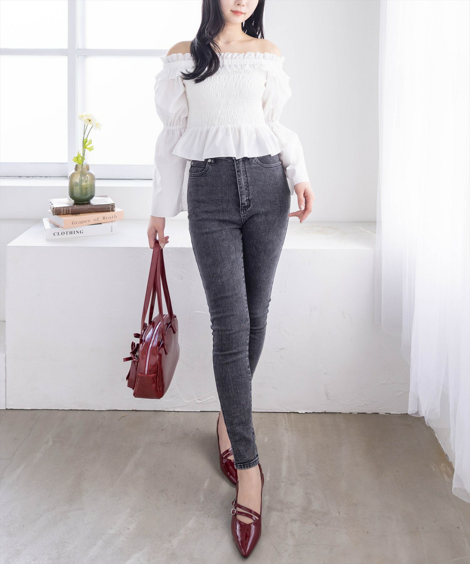 162cm/ブラック2着用