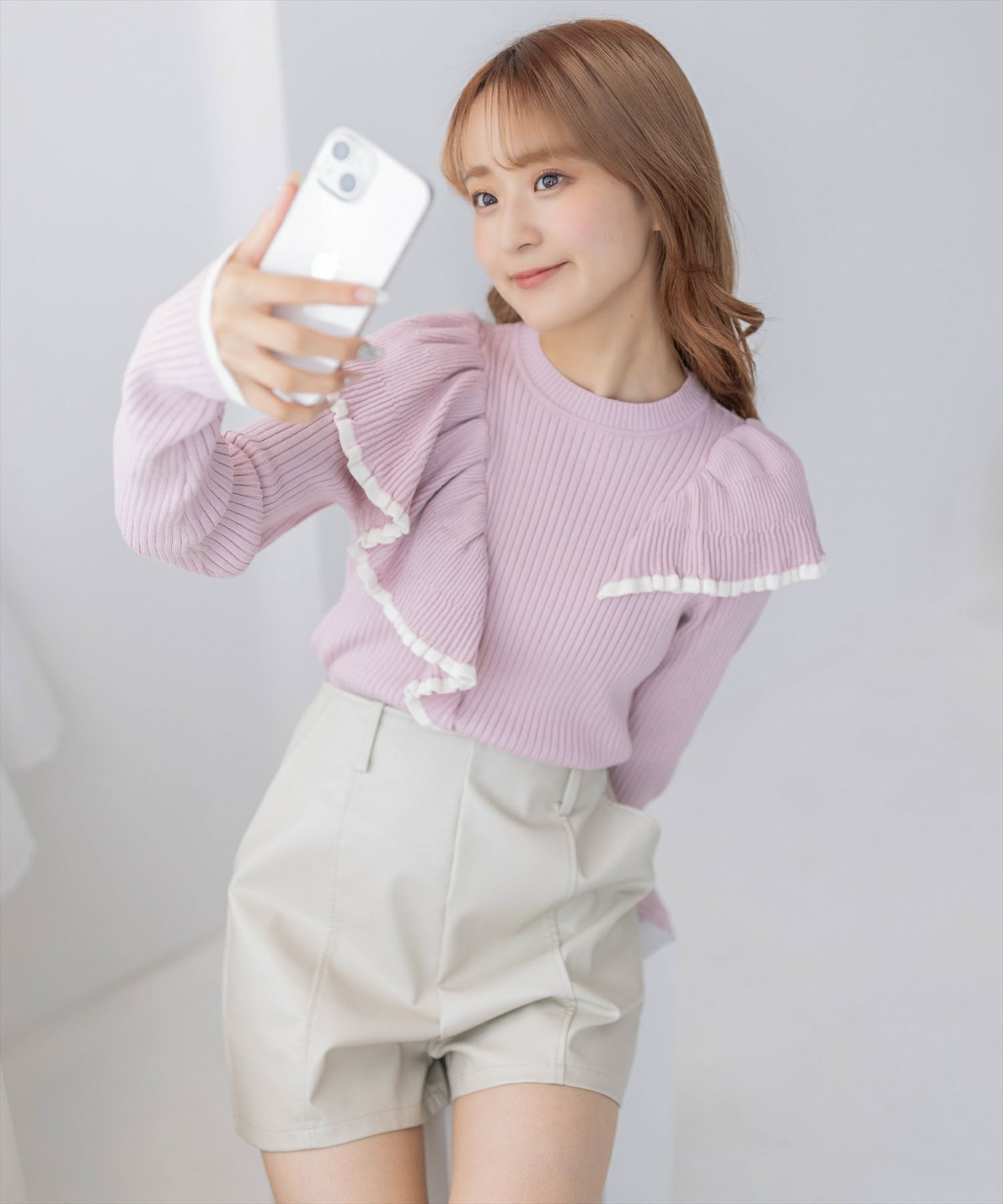 アイボリー着用