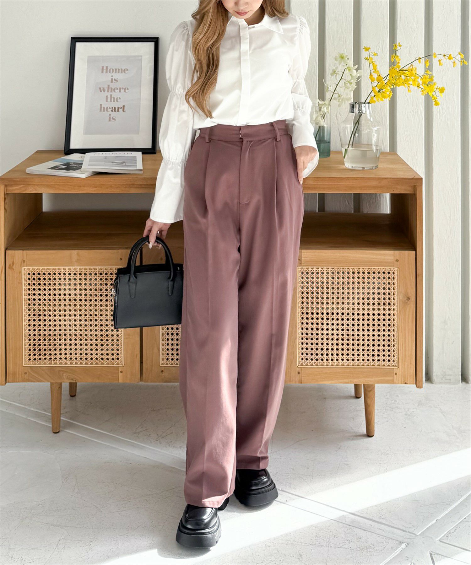 161cm/ダスティピンク着用