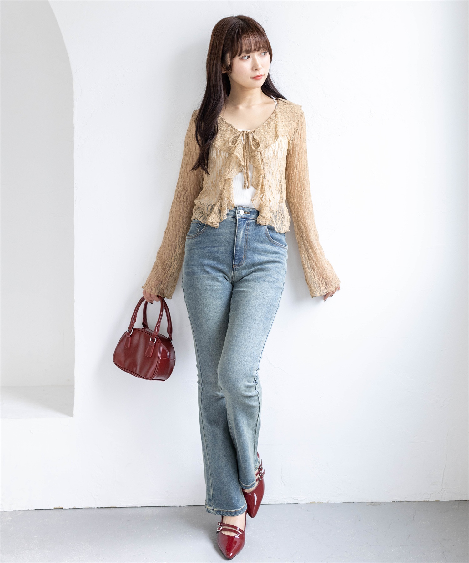 162cm/ブルー2 S着用