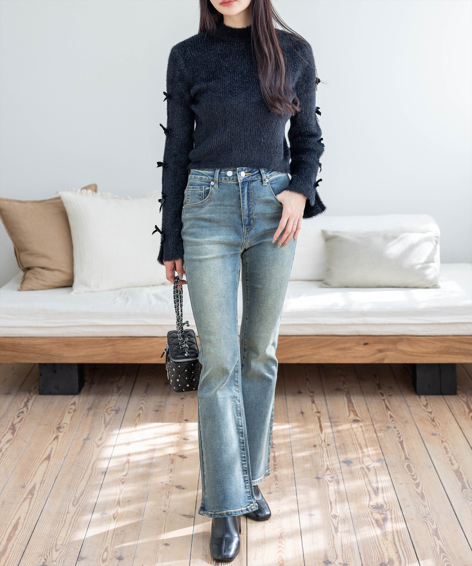 162cm/ブルー2 S着用