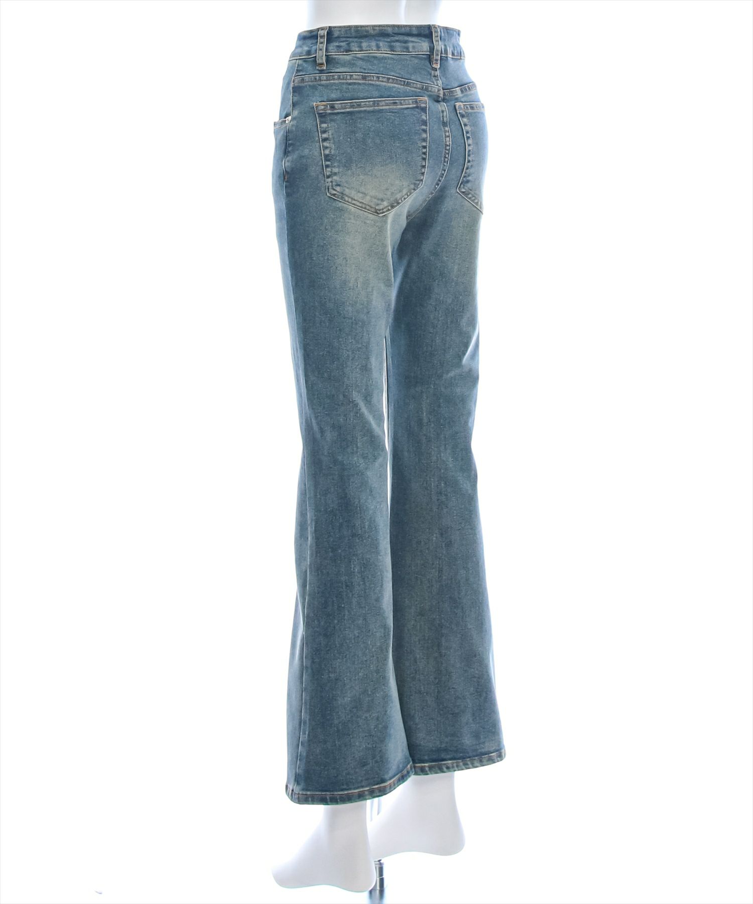 clear≪再入荷≫ミドルライズフレアデニムパンツ[CL8326] | レディース