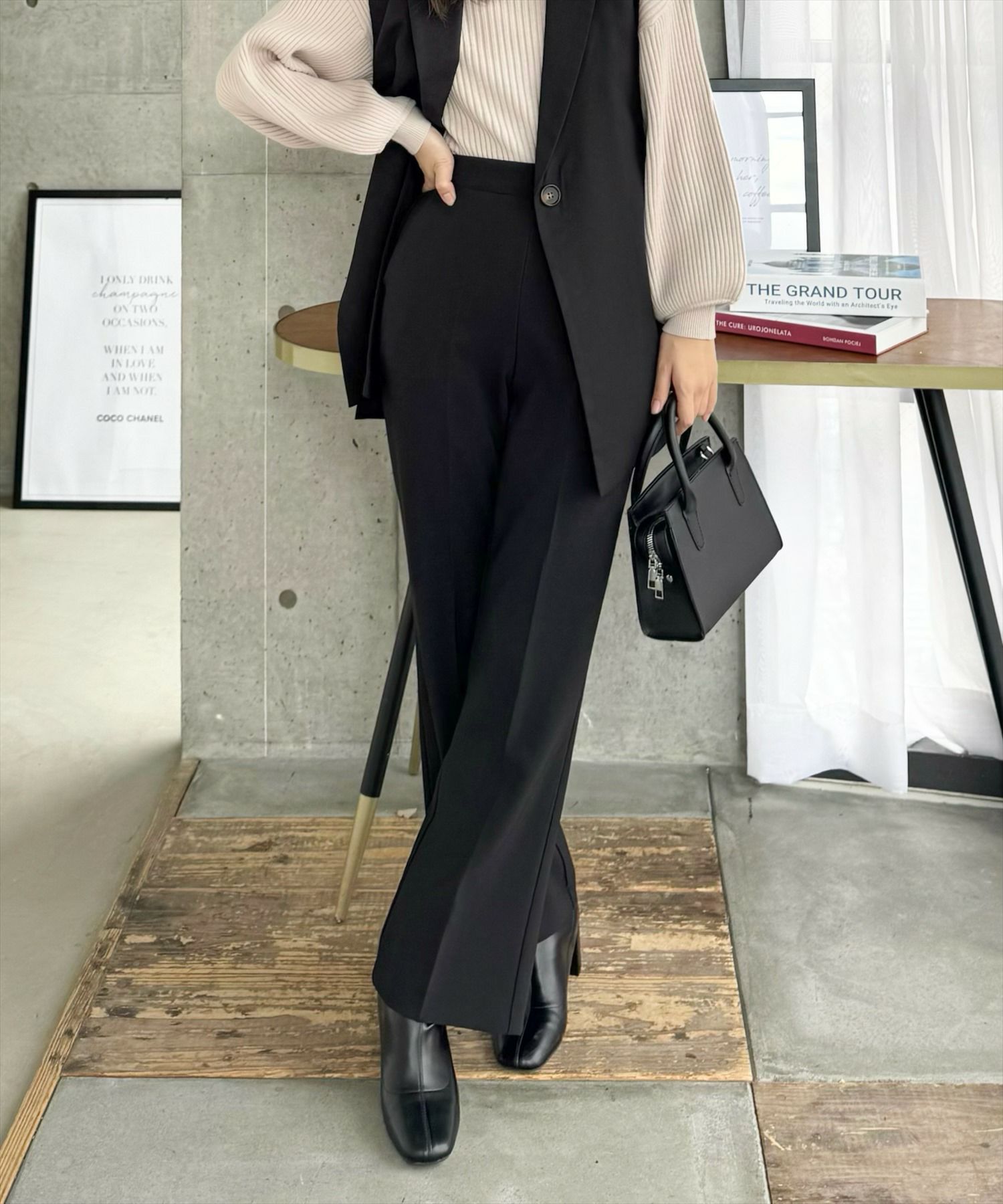 161cm/ブラック