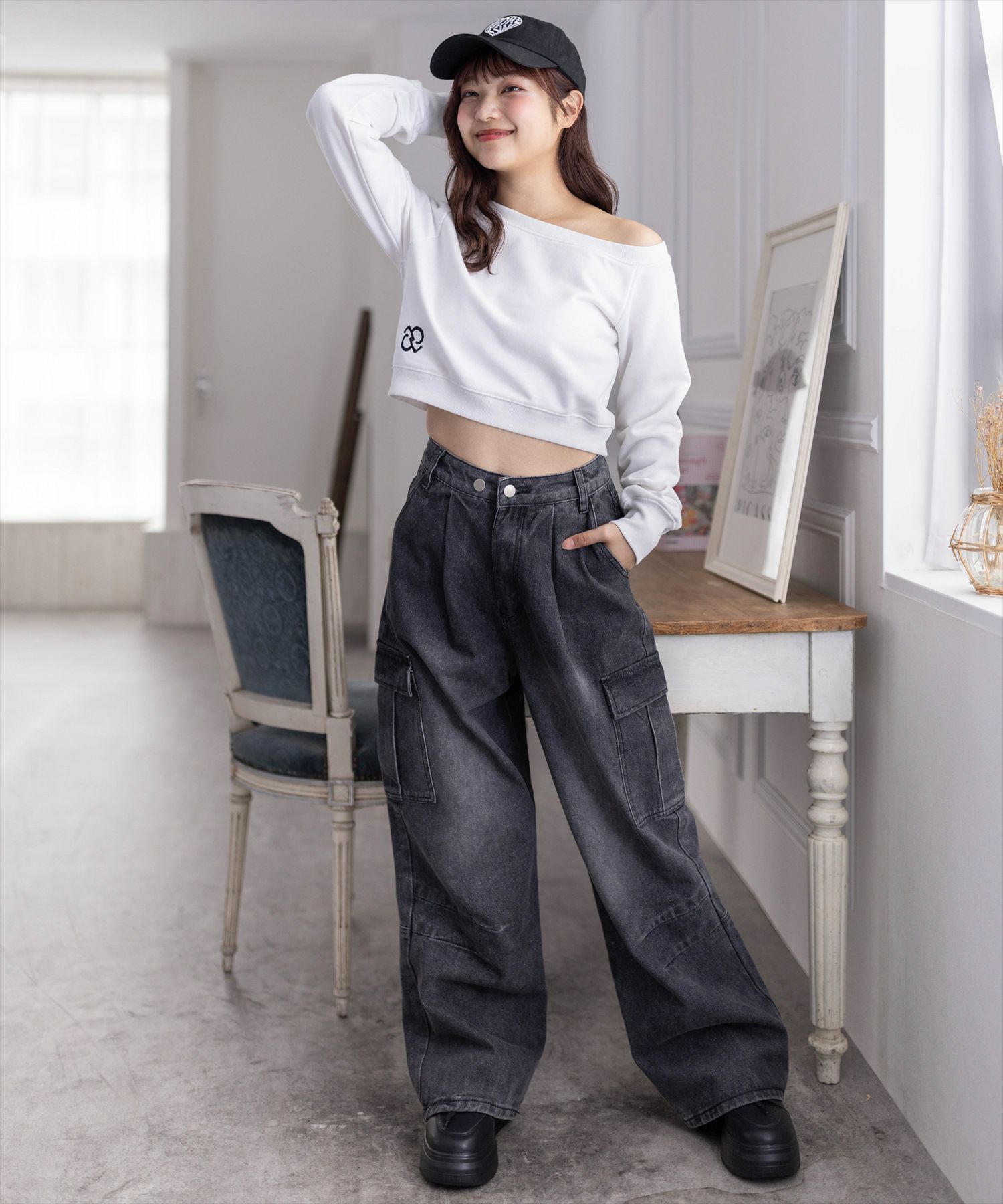 160cm/ブラック