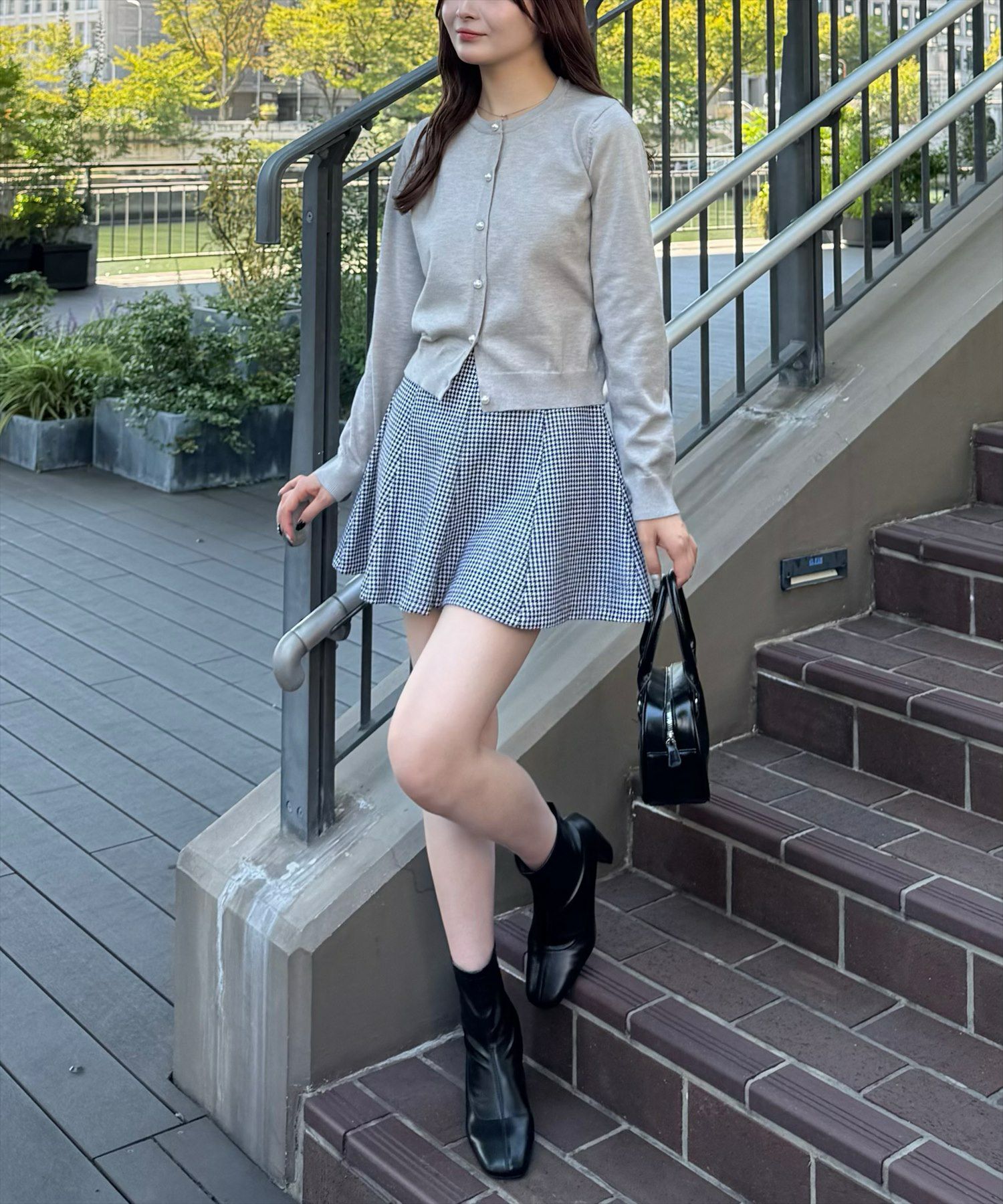 161cm/グレー