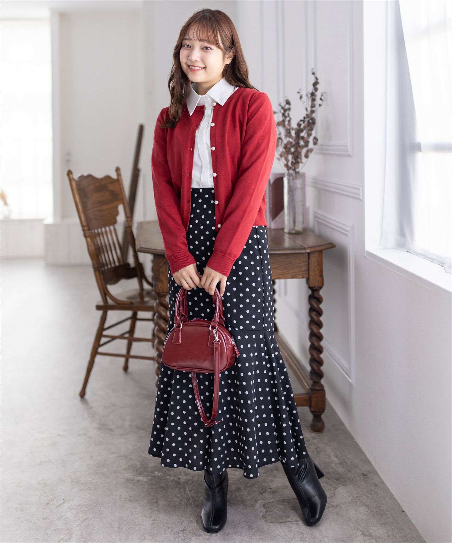 161cm/レッド
