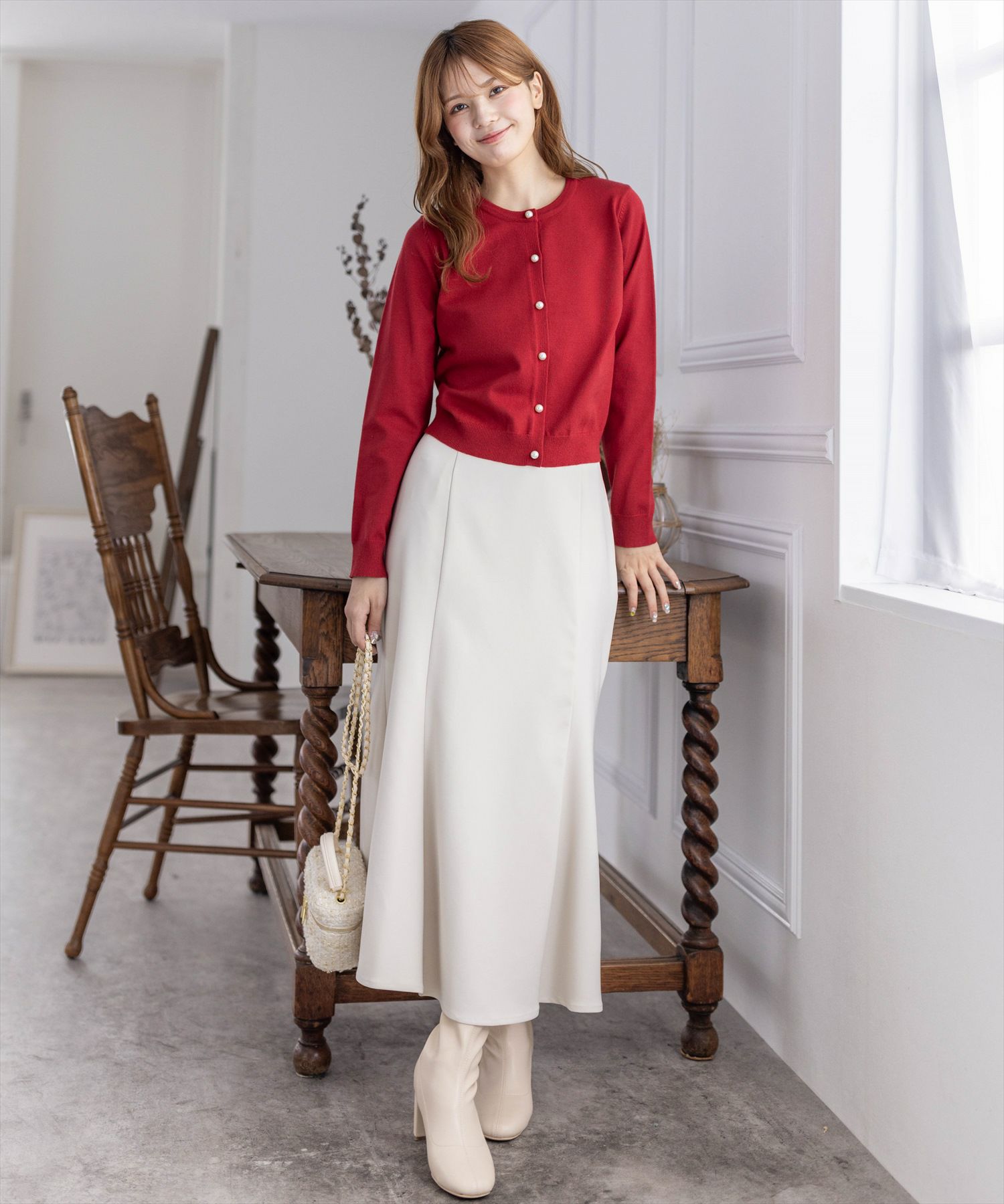 161cm/レッド