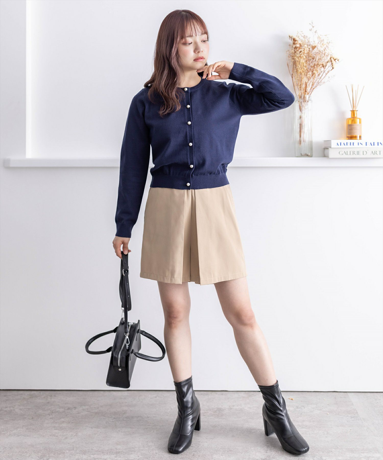 161cm/ネイビー