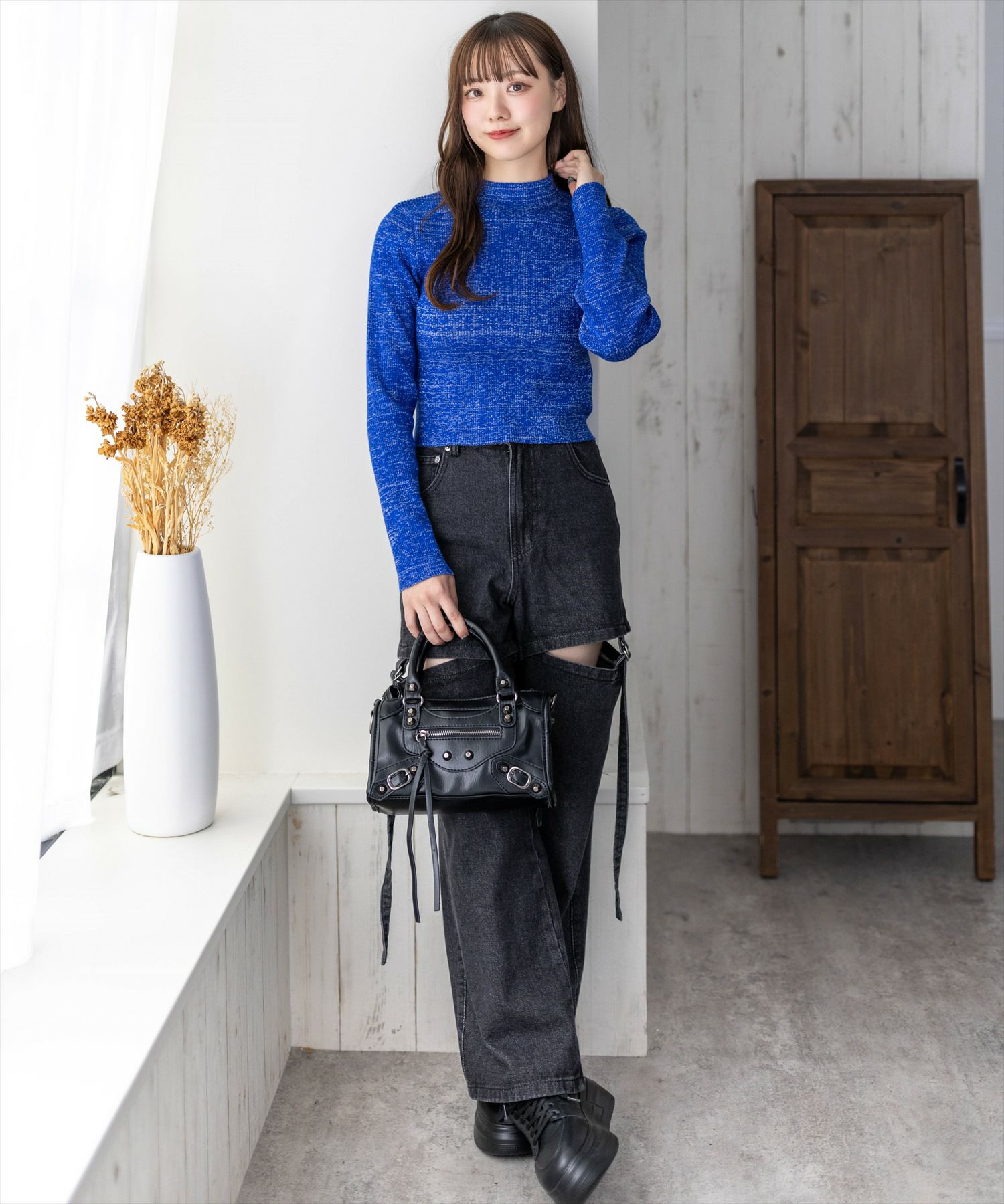 153cm/ブルー着用