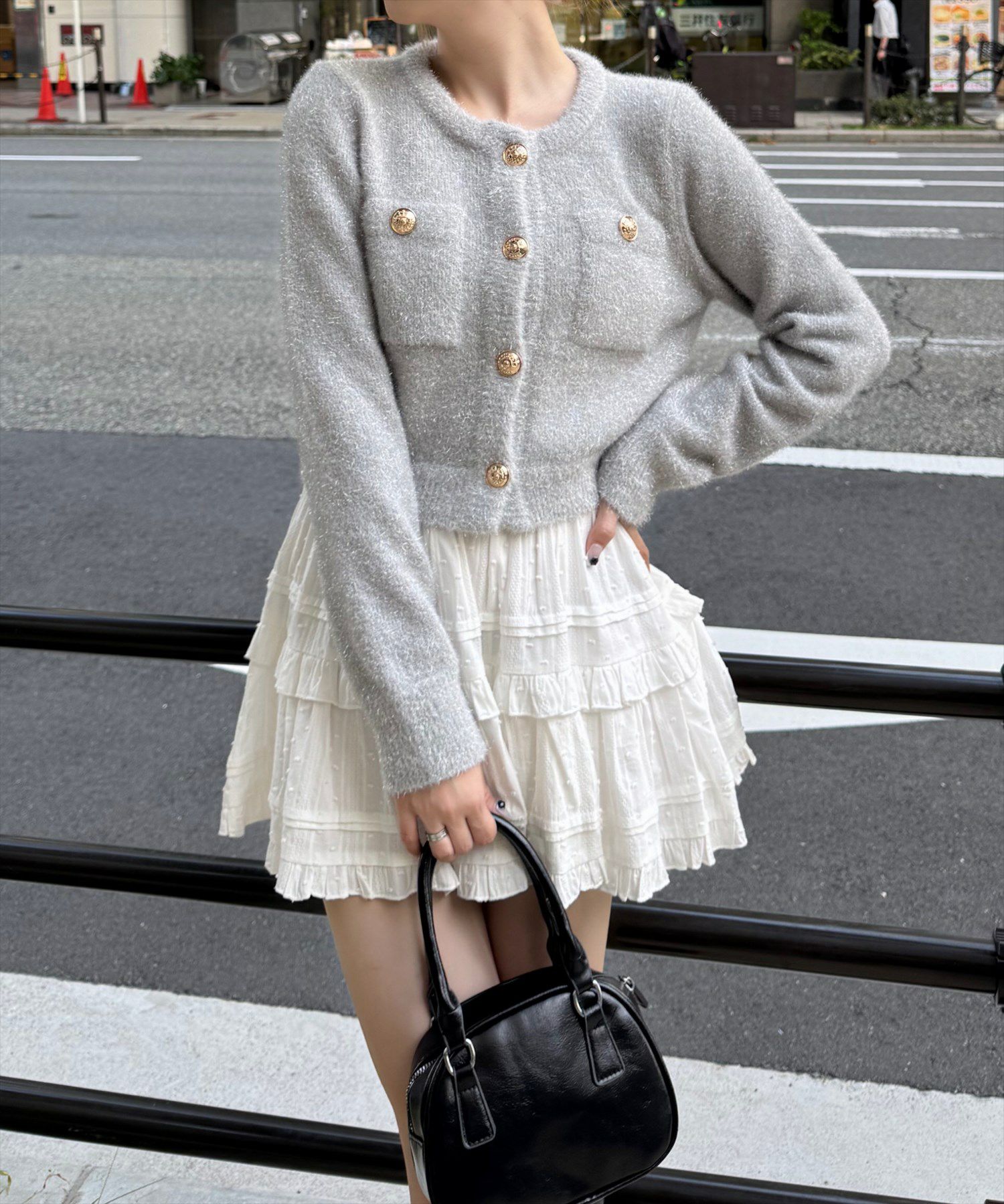 clear グリッターニットカーディガン(セット可)[CL8468] | レディース