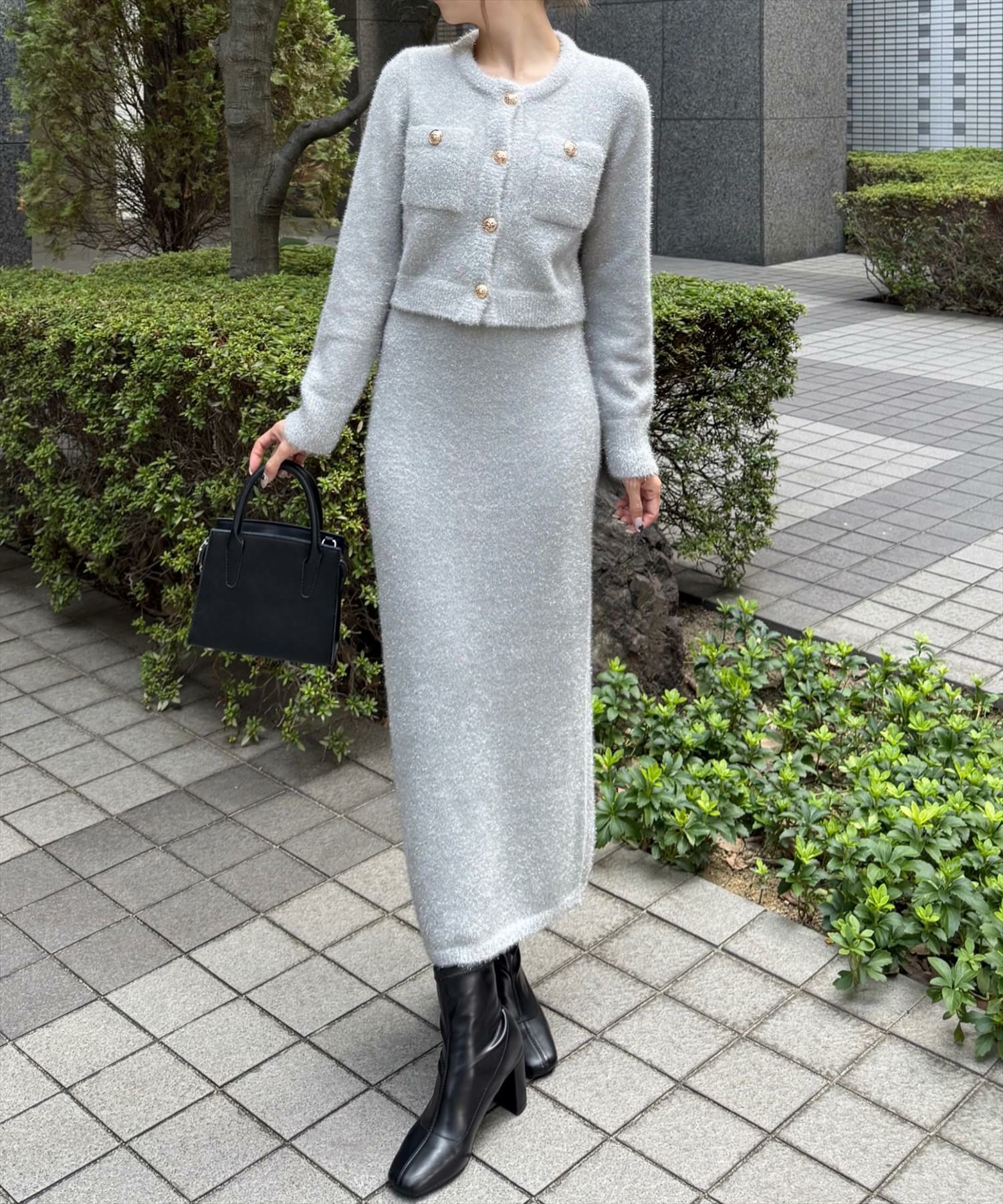 160cm/グレー着用