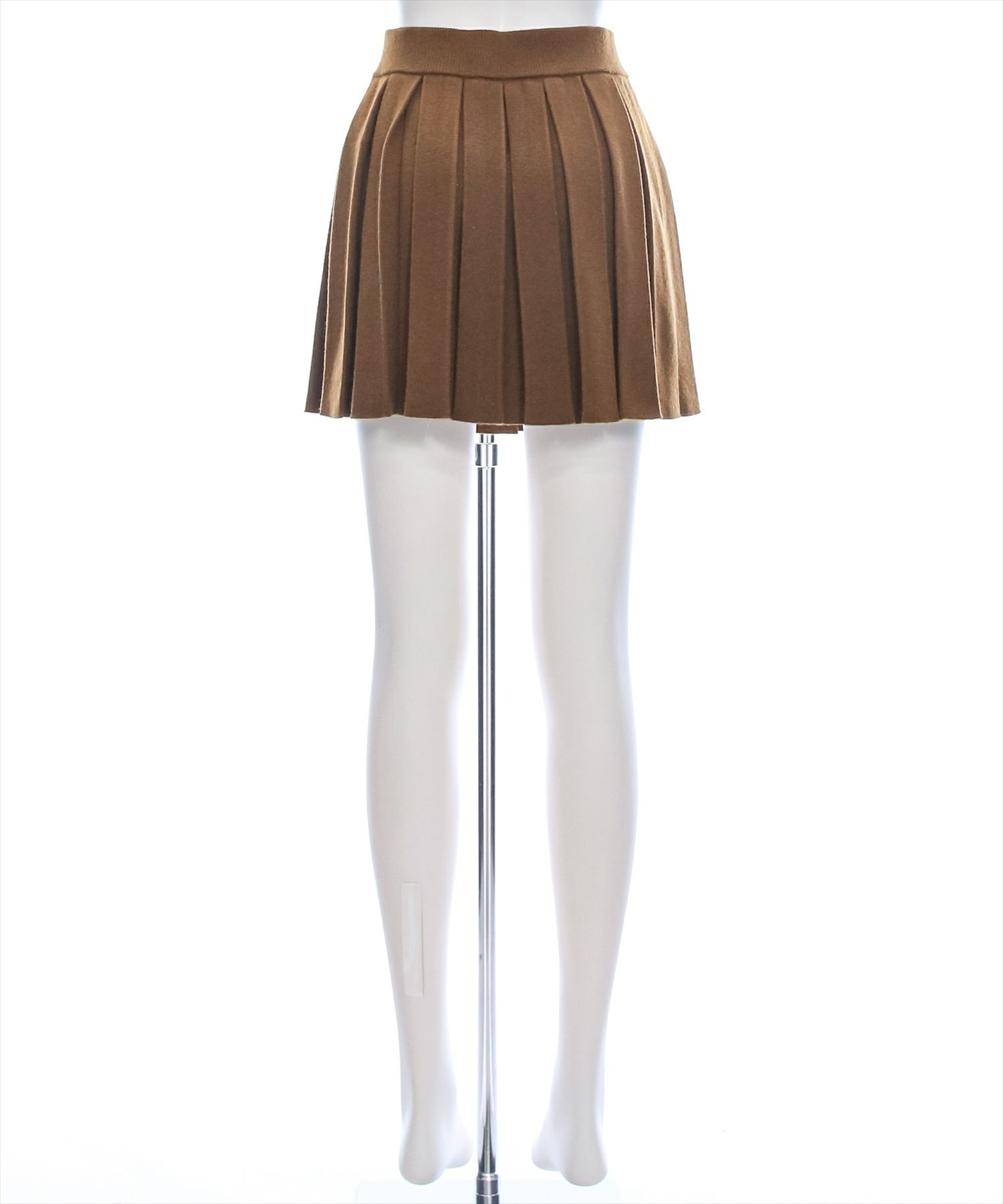 clear ニットプリーツミニスカート[CL8833] | レディースファッション