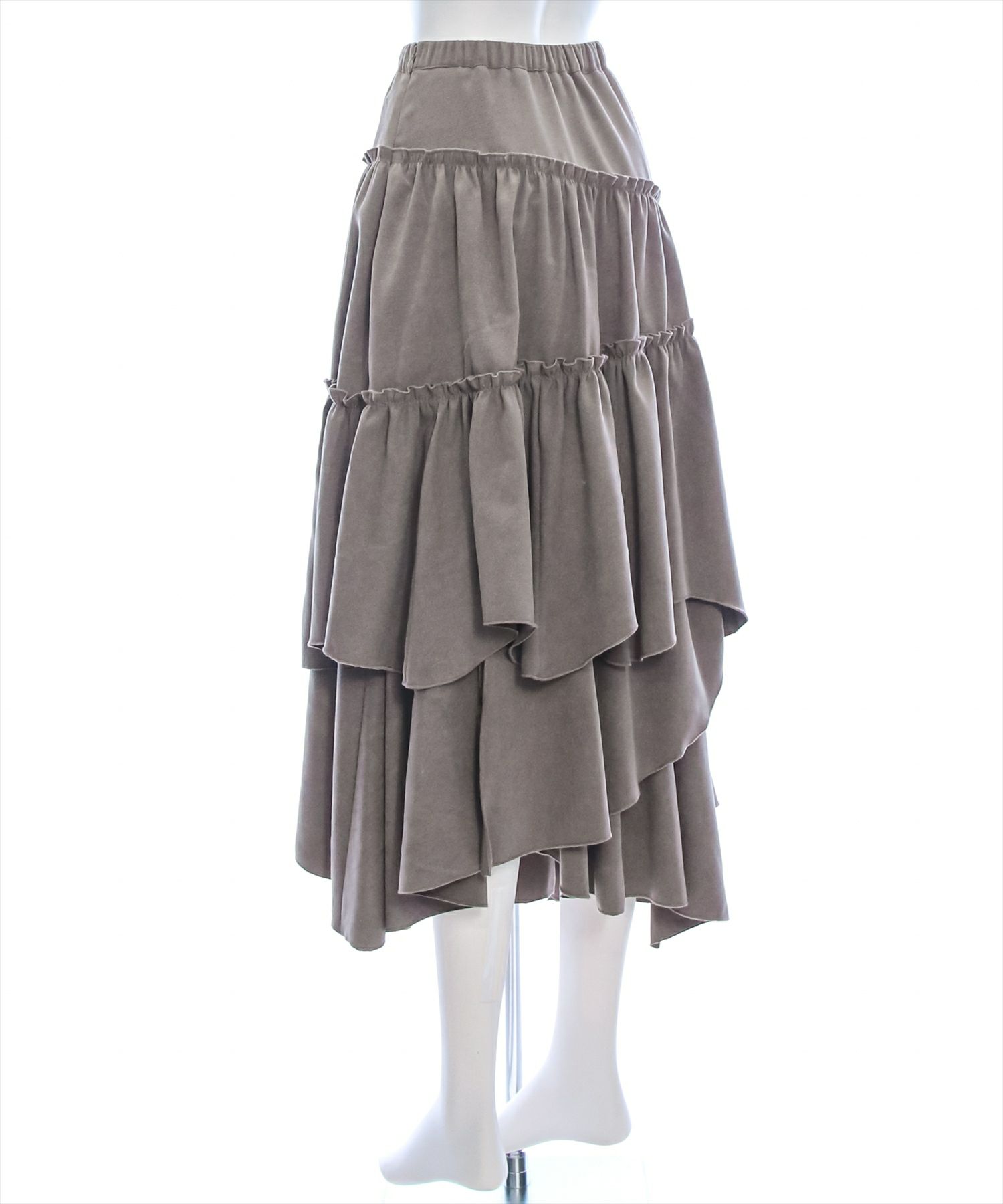 clear≪再入荷≫柄ランダムティアードロングスカート[CL8869